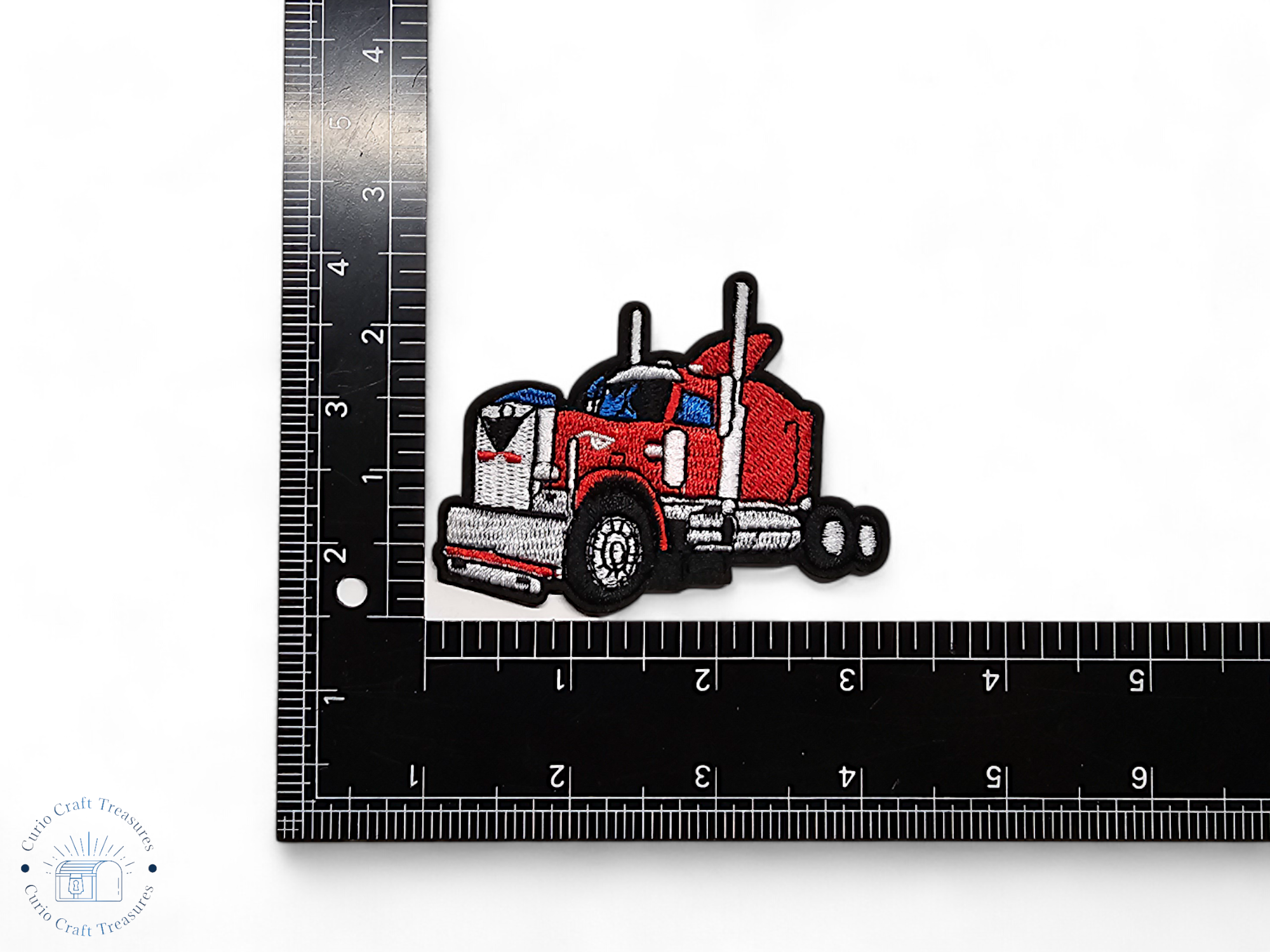 Embroided Patch, Iron on, Glue, Craft supply, Embroidery, Fabric, Van, 18 wheeler, race car, racing, motocycle, moto, route 66, Bike, Harley