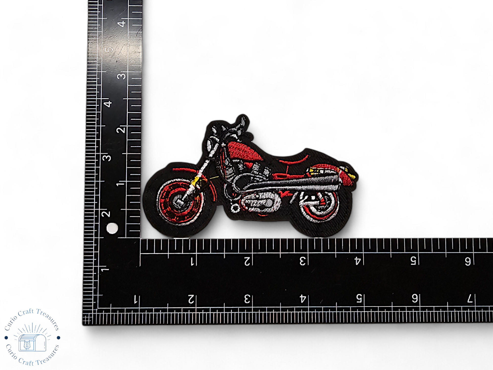 Embroided Patch, Iron on, Glue, Craft supply, Embroidery, Fabric, Van, 18 wheeler, race car, racing, motocycle, moto, route 66, Bike, Harley