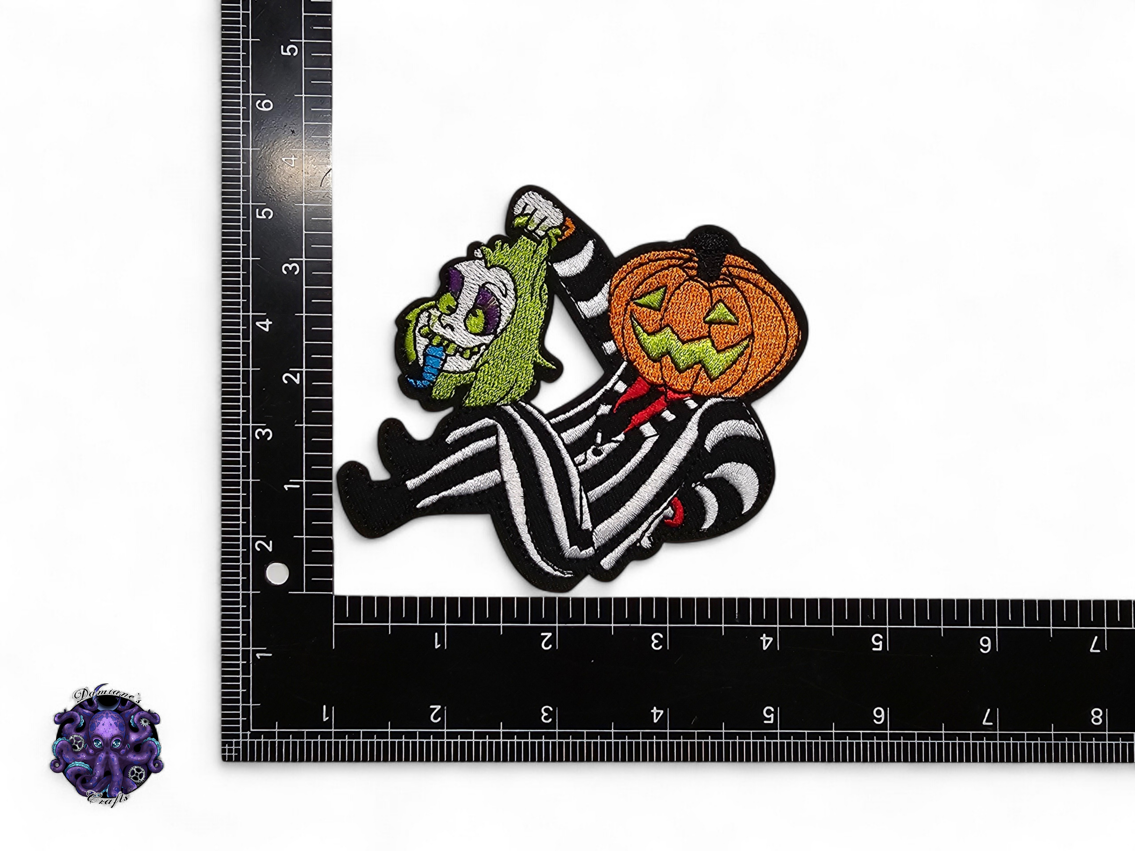 Embroided Patch, Iron on, Glue, Craft supply, Embroidery, Fabric, Movie, Tv serie, Cartoon, Gothic, undead, Snake, Horror