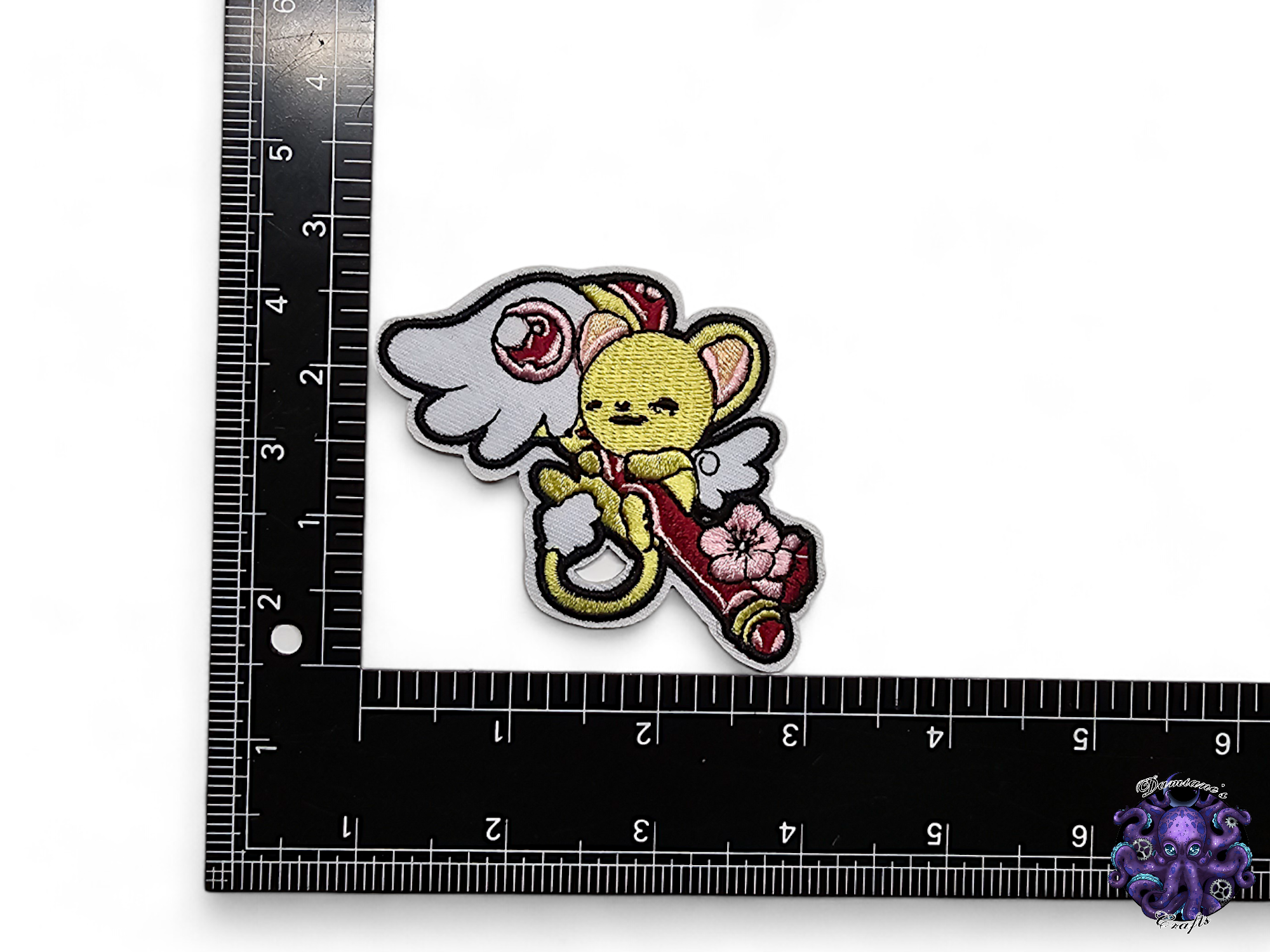 Embroided Patch, Iron on, Glue, Craft supply, Embroidery, Fabric, movie, tv show, anime, lion, chibi, pig, bicycle