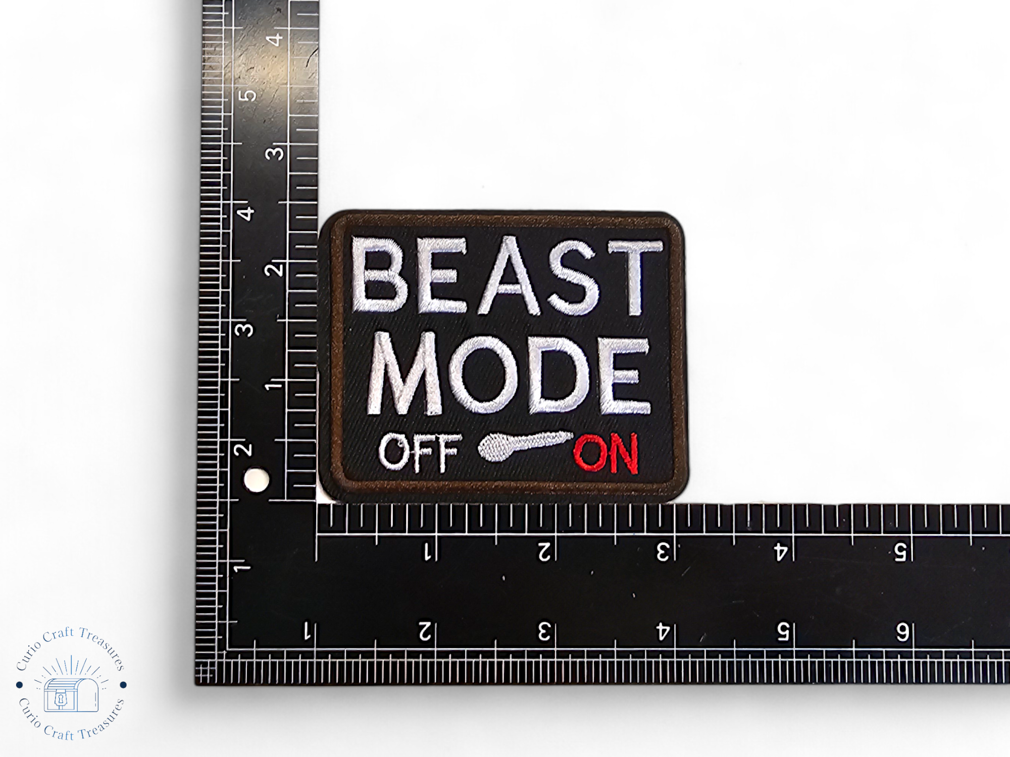 Embroided Patch, Iron on, Glue, Craft supply, Embroidery, Fabric, Meme, funny, Quote, Broke something, Psychotic, don't grow, trap, Disabilities, Drink, beast mode, t-rex, wild