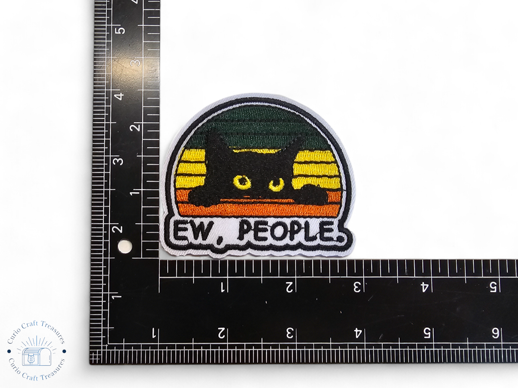 Embroided Patch, Iron on, Glue, Craft supply, Embroidery, Fabric, Meme, funny, Quote, toaster, sloth, dumpster fire, ew, people, i'm fine