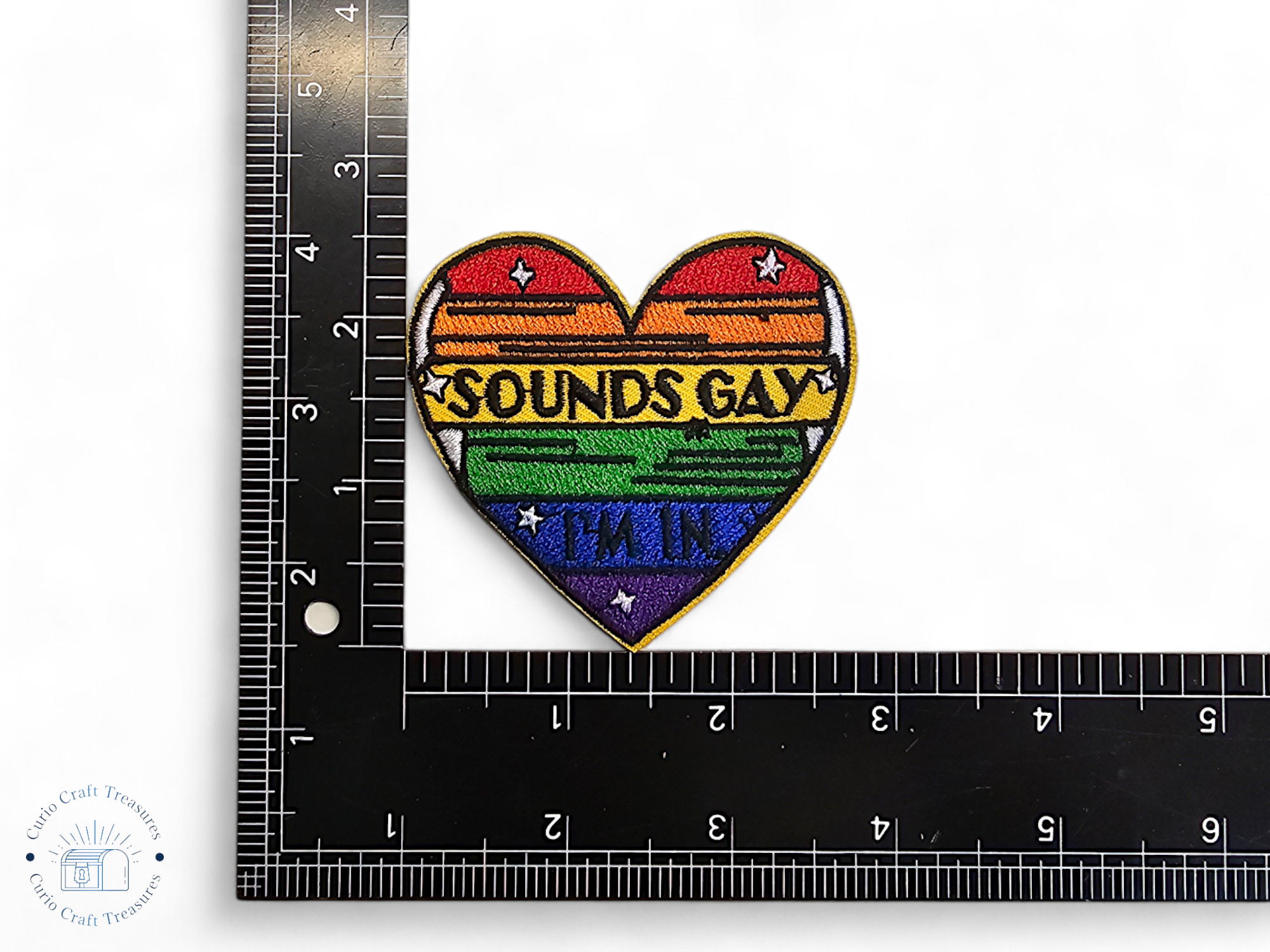 Embroided Patch, Iron on, Glue, Craft supply, Embroidery, Fabric, Gay, LGBT, Poo, Rainbow, Social anxiety, wave, World, Mama bear, good vibes, poo