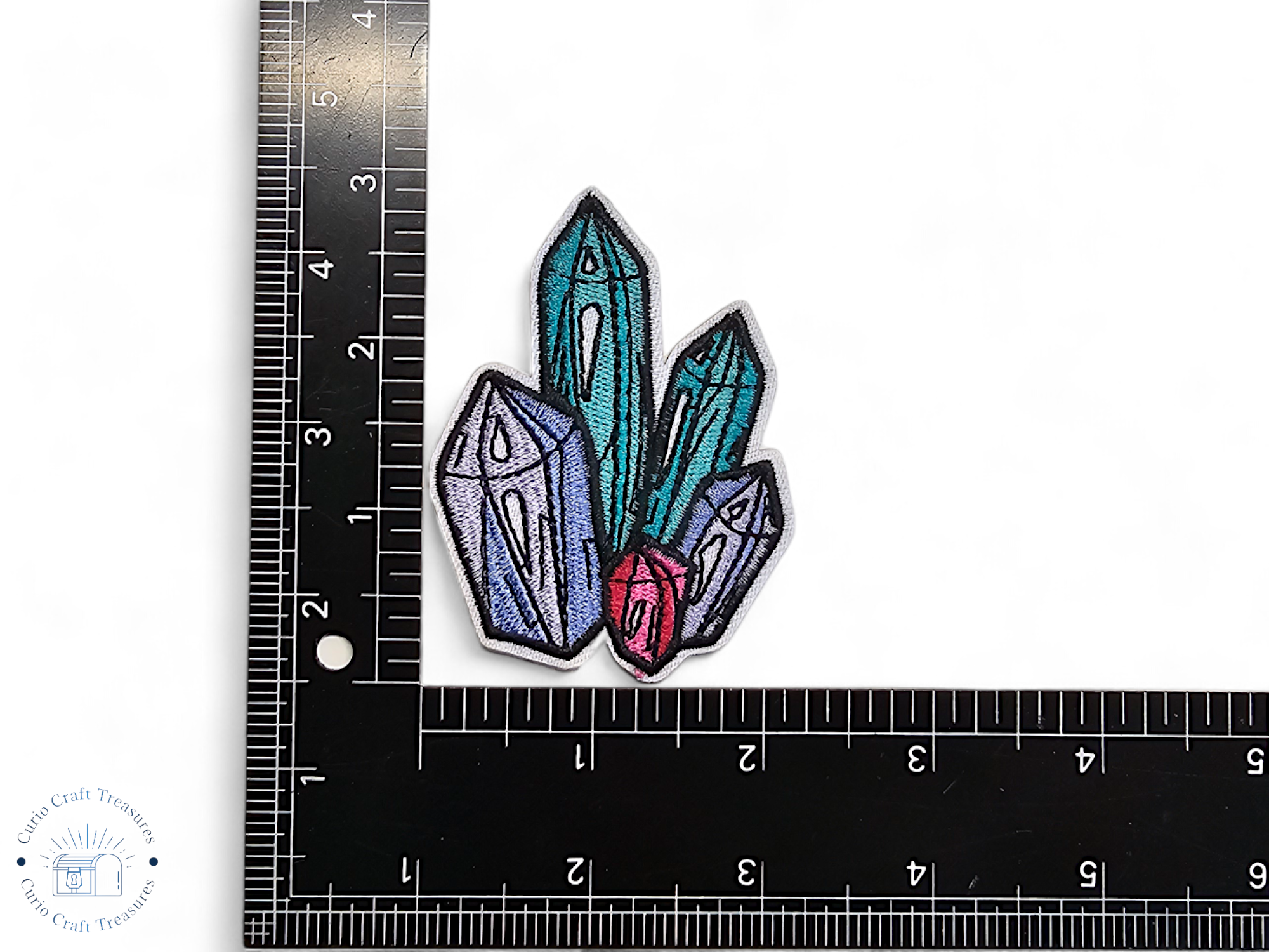 Embroided Patch, Iron on, Glue, Craft supply, Embroidery, Fabric, Bee, crystal, dreamcatcher, ying yang, fish, fox, animal