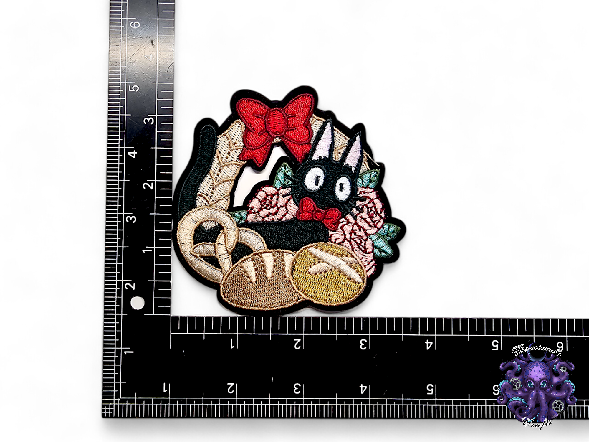 Embroided Patch, Iron on, Glue, Craft supply, Embroidery, Fabric, movie, classic, old movies, children, pop culture, witch, animation movie, tv show, fire, mystery