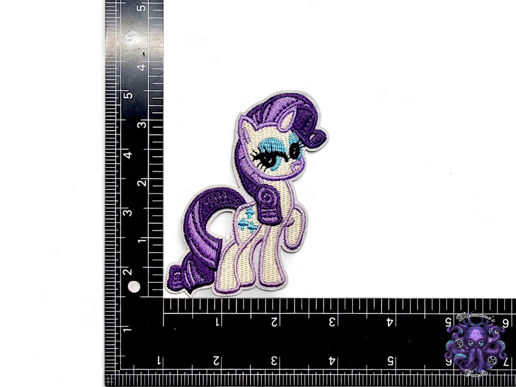 Embroided Patch, Iron on, Glue, Craft supply, Embroidery, Pony, Cute, Kawai, Wing, Unicorn, Pegasus, Tv show, Children, pink, rainbow