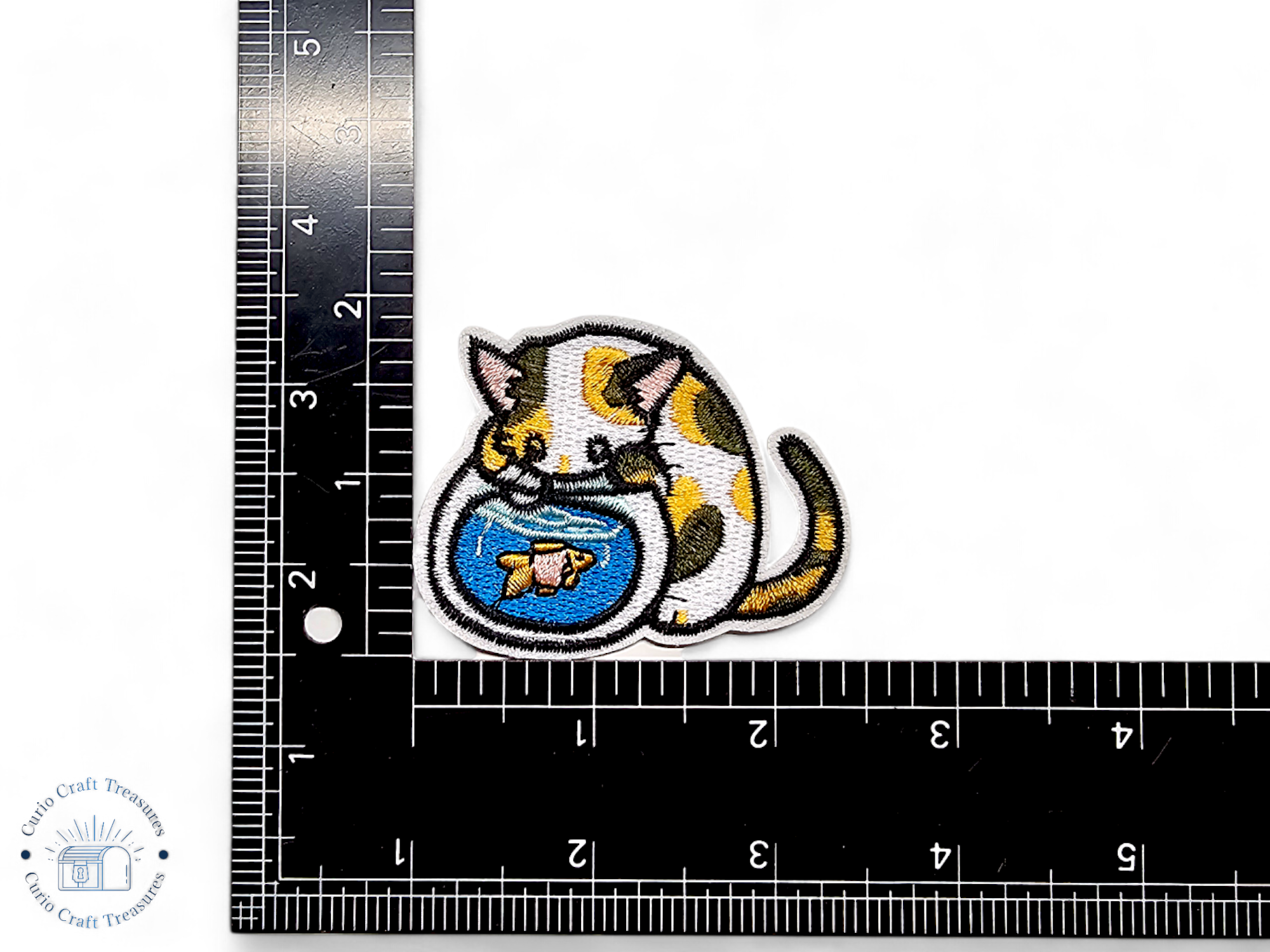 Embroided Patch, Iron on, Glue, Craft supply, Embroidery, Fabric, Cat, cute, animal, sleeping, books, donut, cupcake, fish