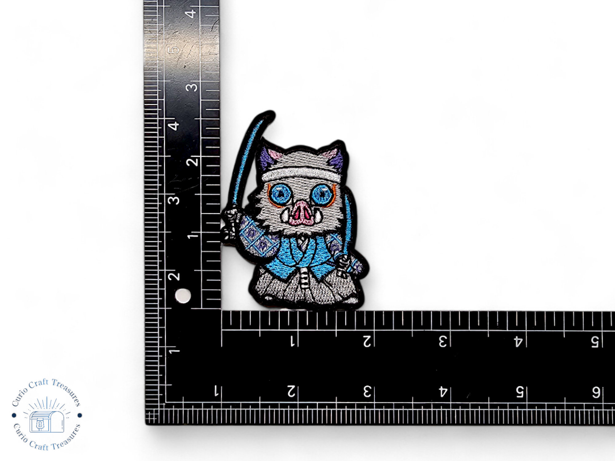 Embroided Patch, Iron on, Glue, Craft supply, Embroidery, Fabric, Cute, Kawai, Anime, Manga