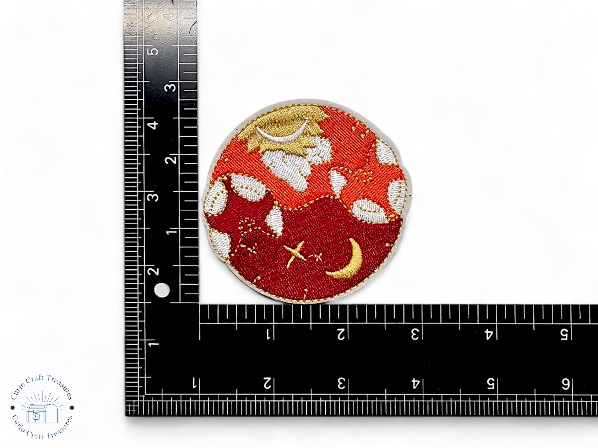 Embroided Patch, Iron on, Glue, Craft supply, Embroidery, Fabric, Bee, crystal, dreamcatcher, ying yang, fish, fox, animal