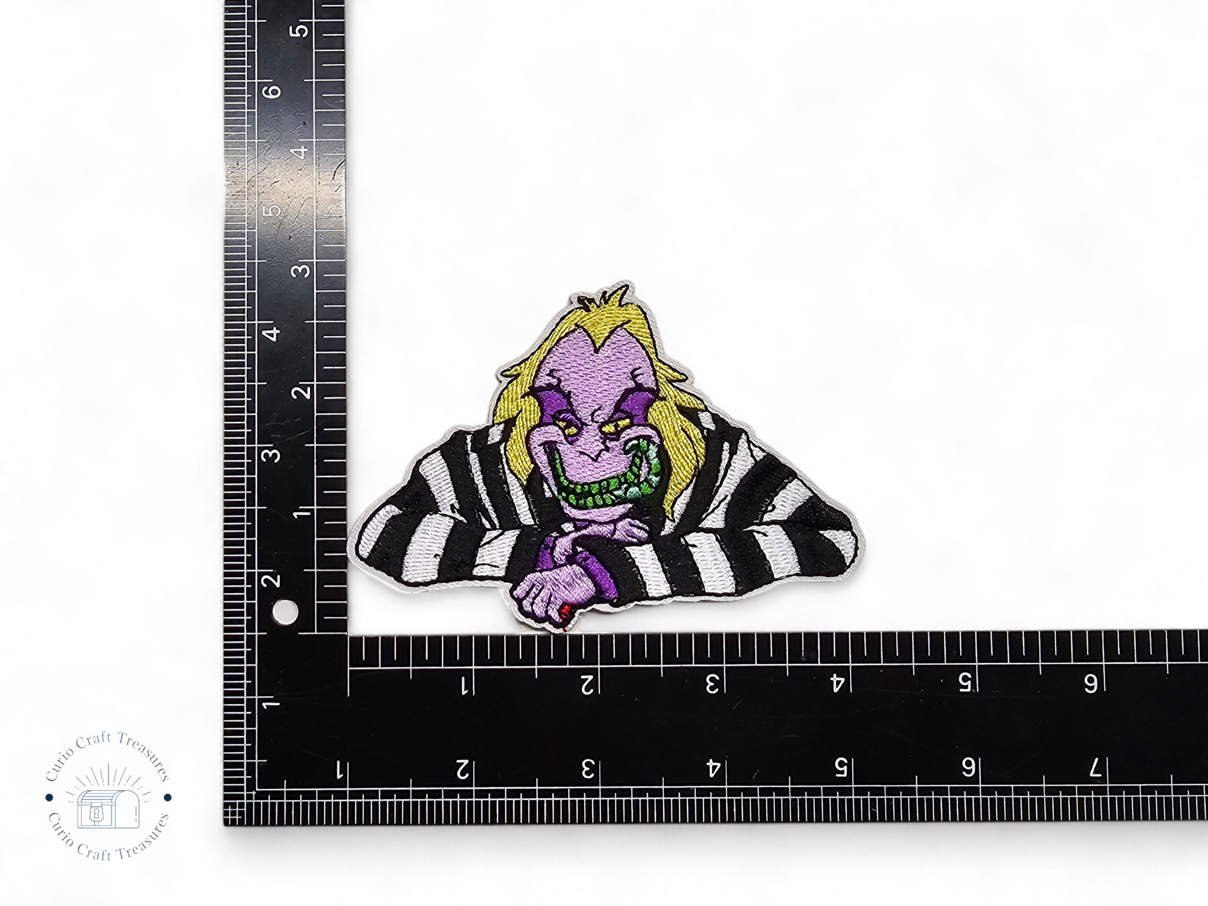 Embroided Patch, Iron on, Glue, Craft supply, Embroidery, Fabric, Movie, Tv serie, Cartoon, Gothic, undead, Snake, Horror