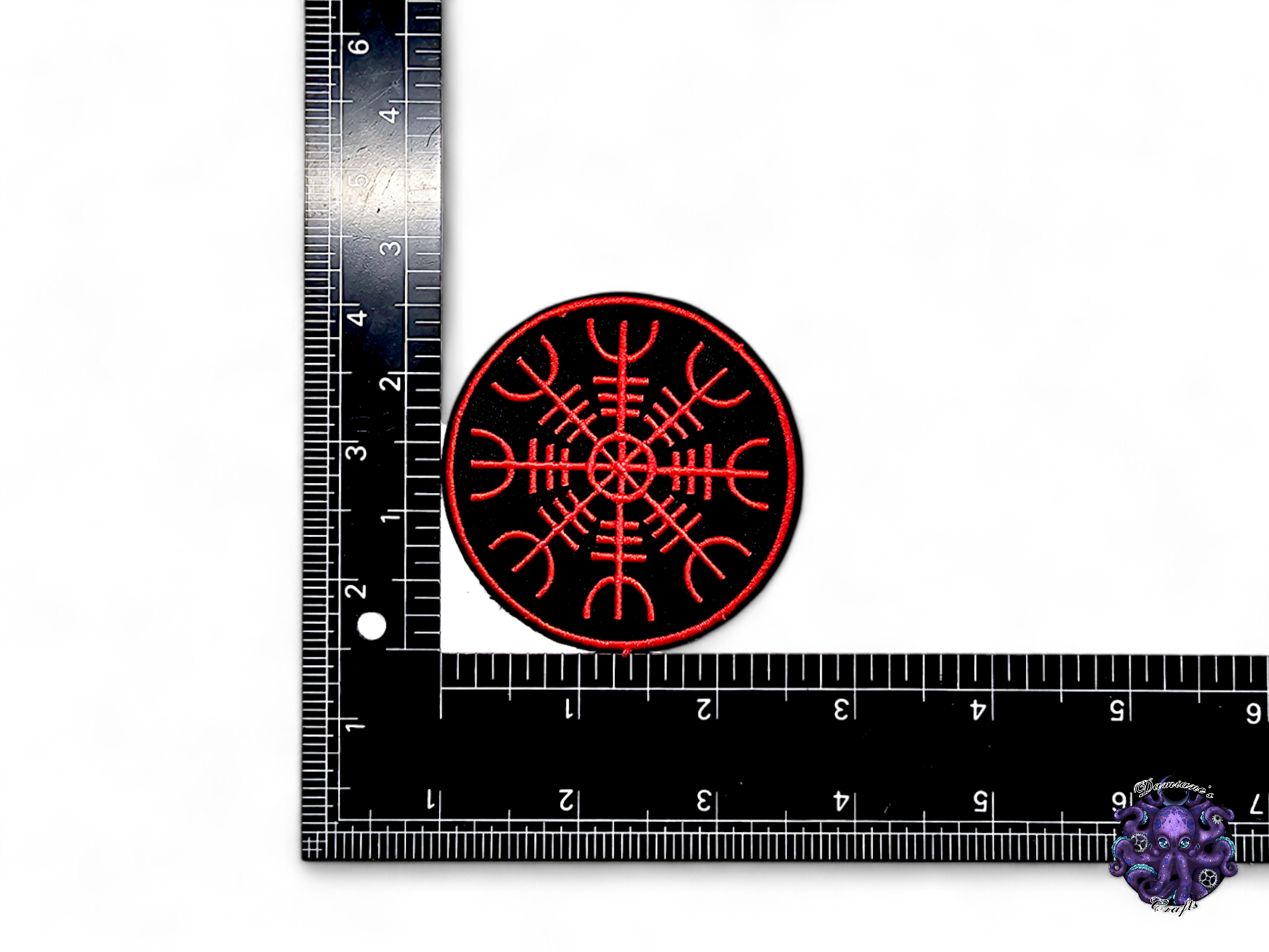 Embroided Patch, Iron on, Glue, Craft supply, Embroidery, Fabric, Viking, Vegvizir, warrior, Yggdrasil, couple, celtic, knot, Valknut, mythology, norse, axe, mjolnir, Triskel, Aegishjalmur