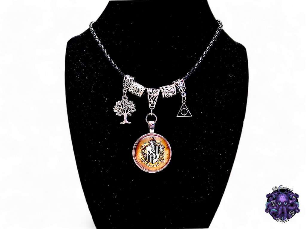 Necklace, pendant, Wizard, Witch, witchy, tree, halloween, gothic, leather cord, gift for her, LARP, costume, silver