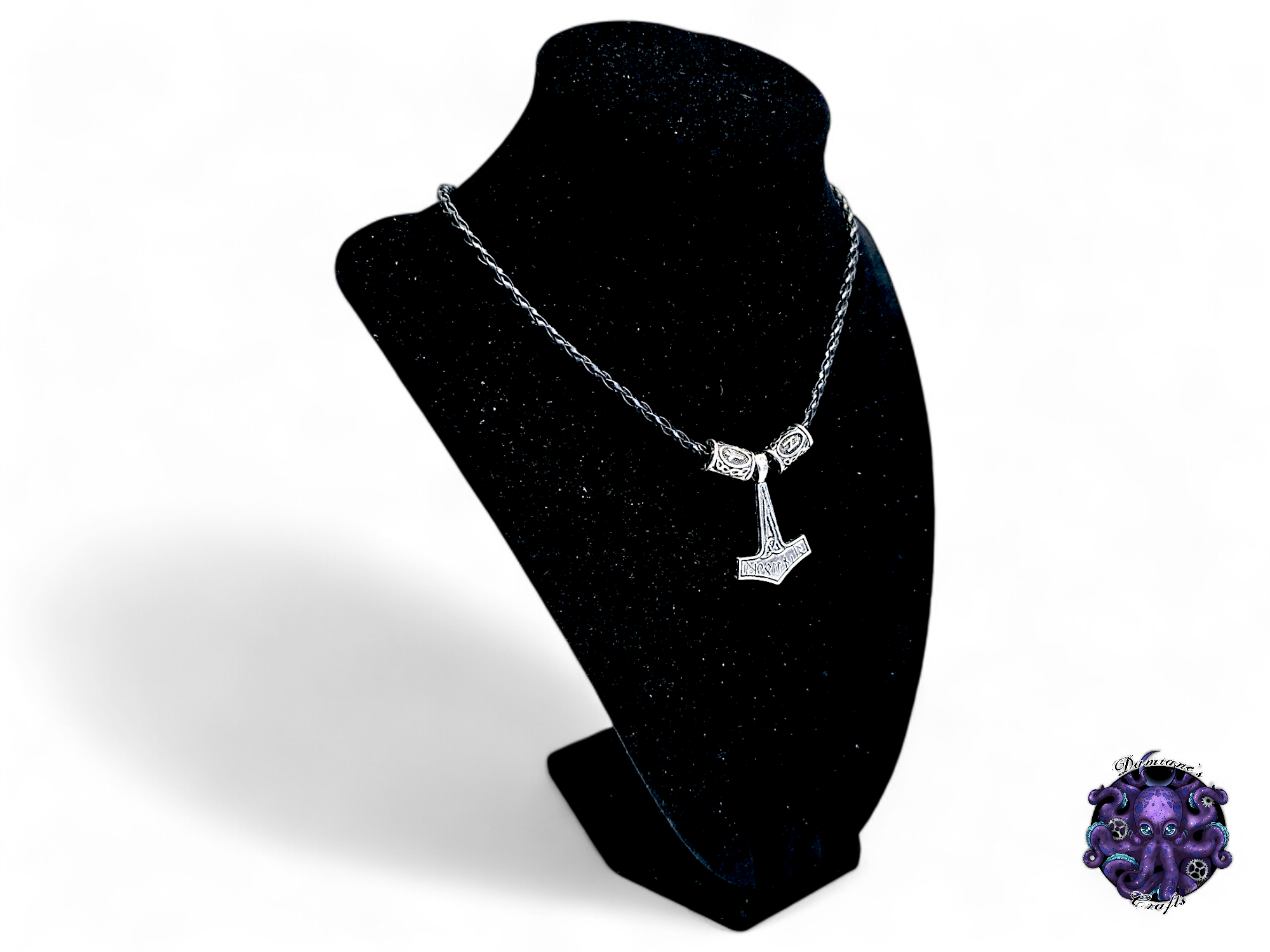 Collier, pendentif, Viking, Thor, Marteau, Rune, cordon en cuir, cadeau pour lui, GN, costume, argent