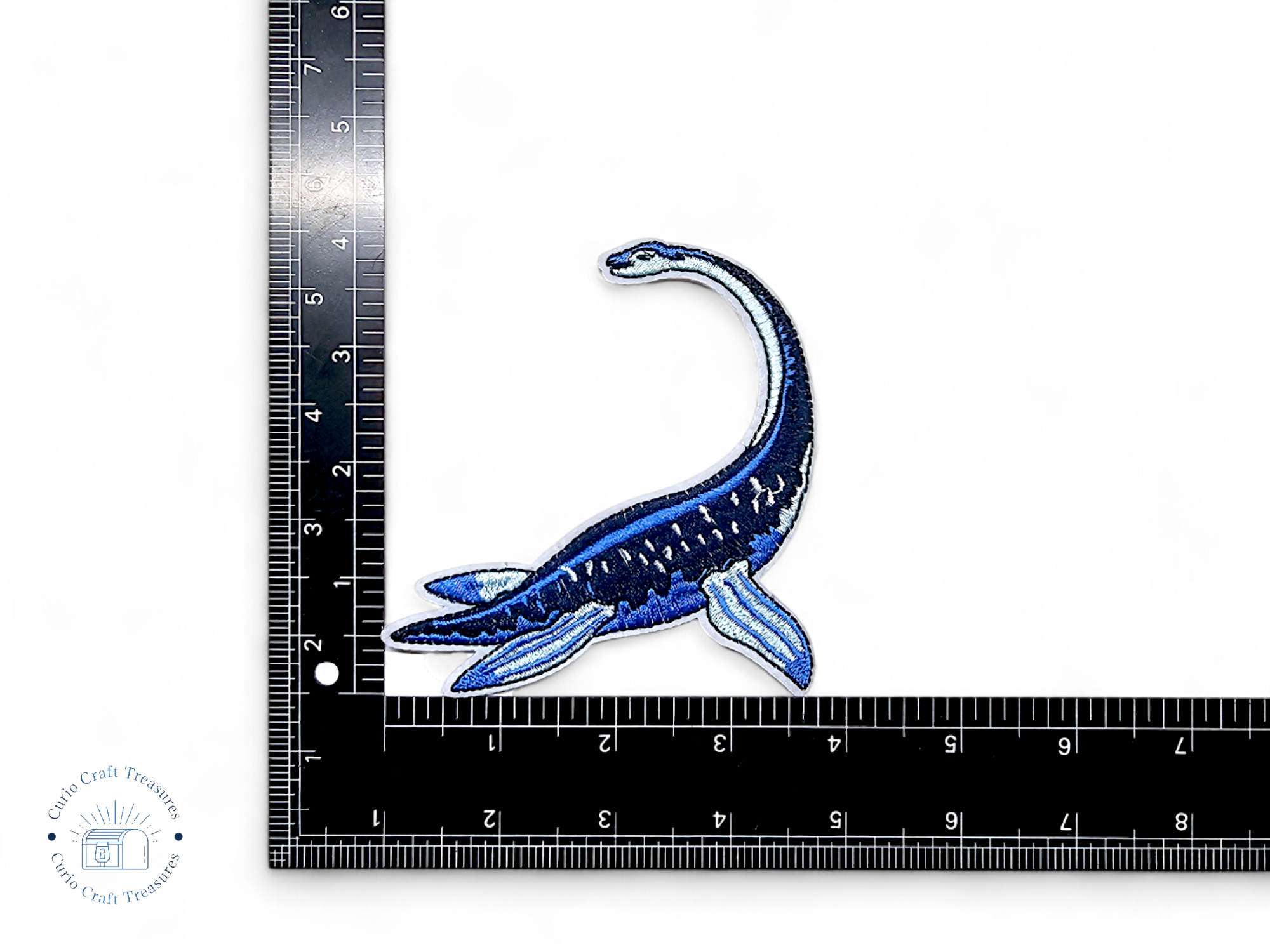 Embroided Patch, Iron on, Glue, Craft supply, Embroidery, Fabric, Dinosaur, T-Rex, Stegosaurus, Velociraptor, Brachiosaurus