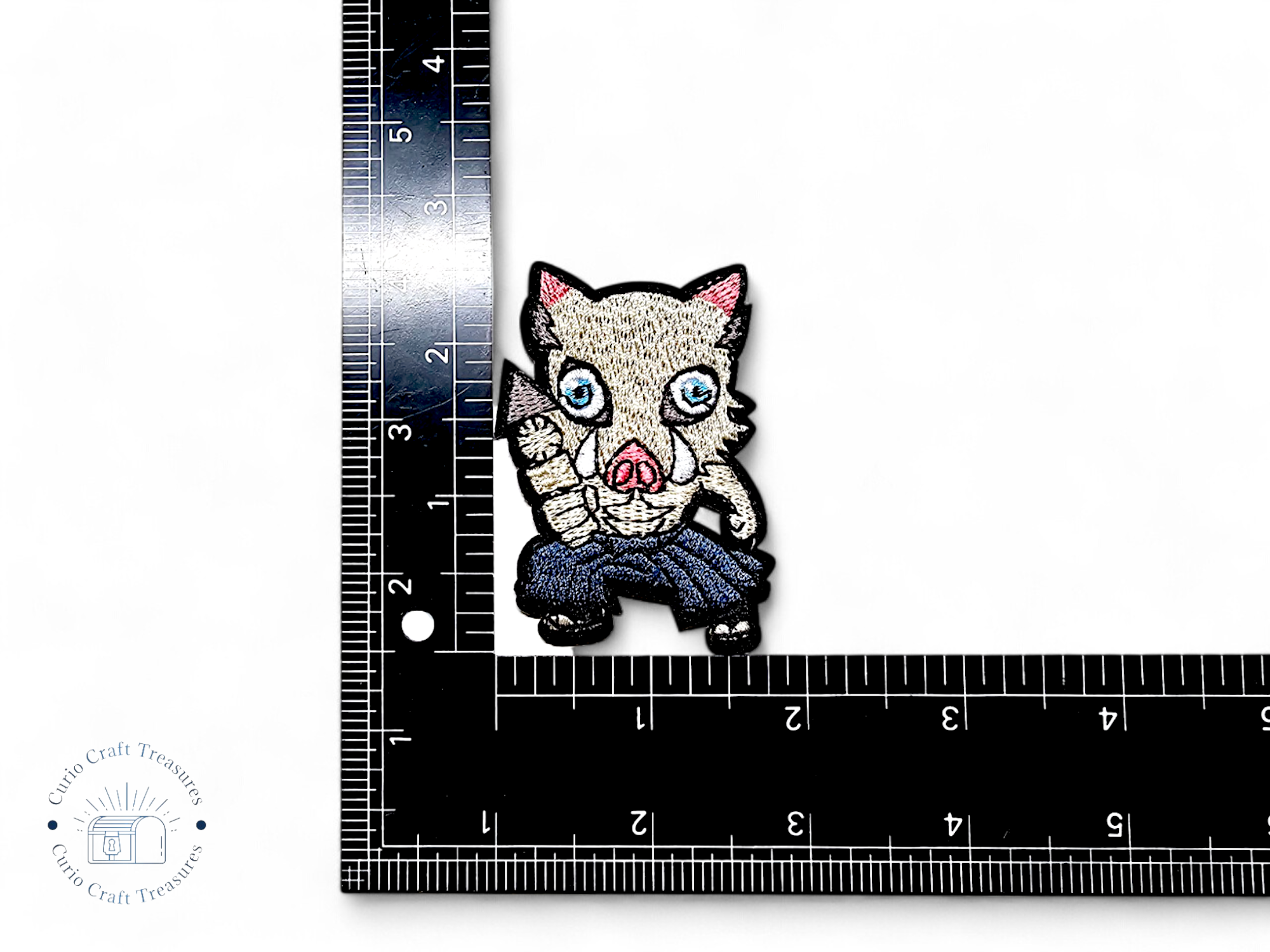 Embroided Patch, Iron on, Glue, Craft supply, Embroidery, Fabric, Cute, Kawai, Anime, Manga