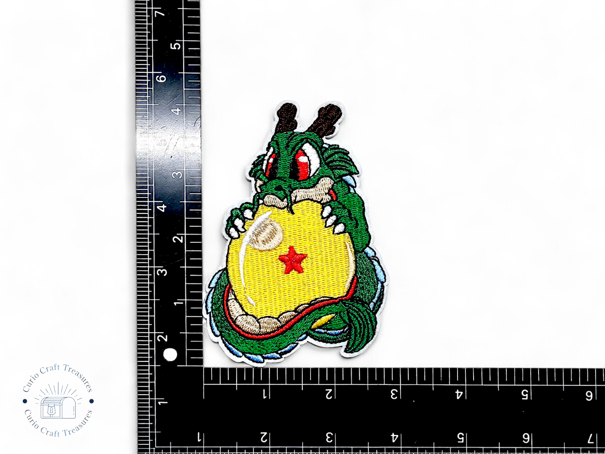 Embroided Patch, Iron on, Glue, Craft supply, Embroidery, Fabric, tv show, Anime, classic, ball, dragon, monkey