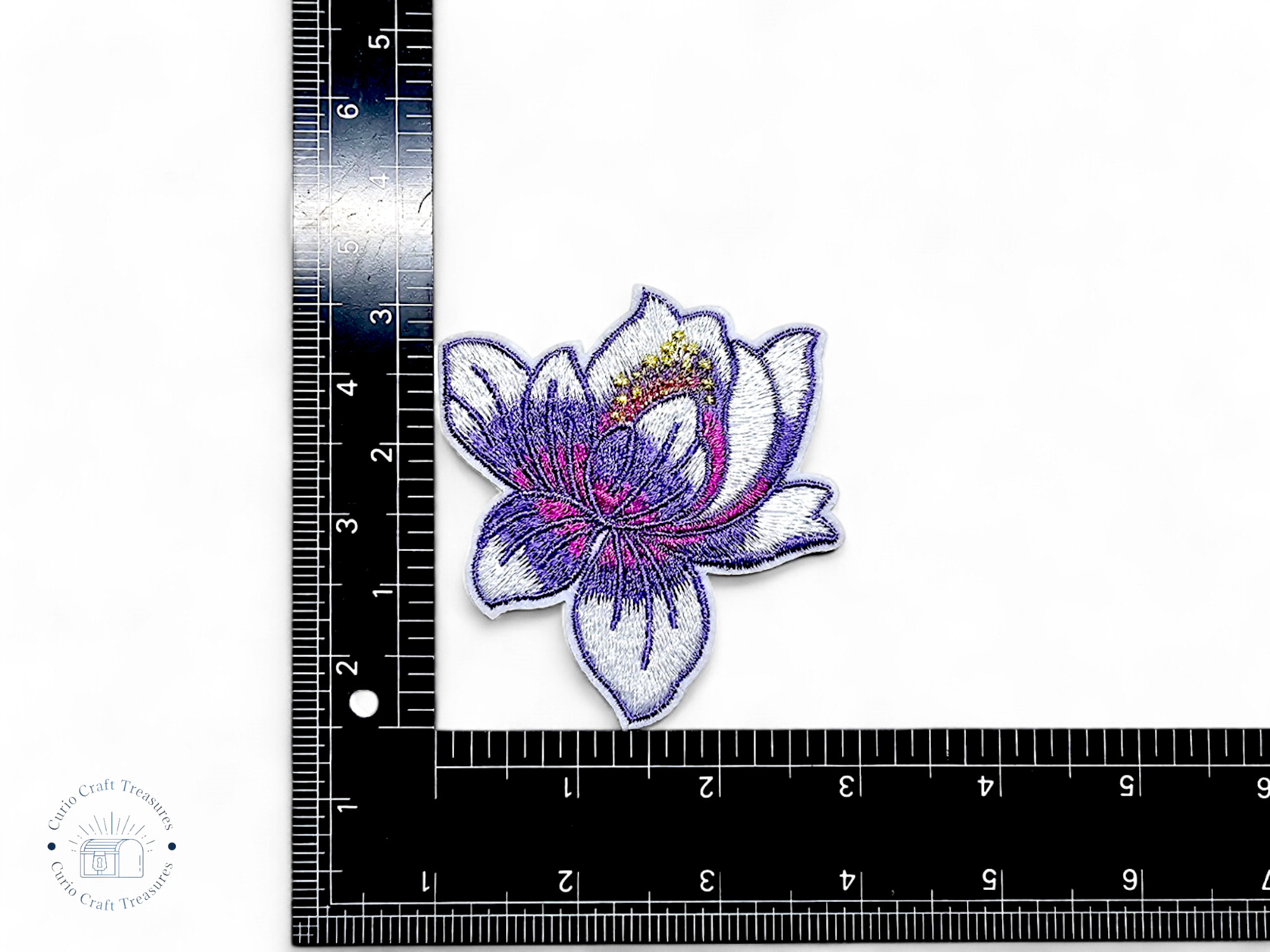 Embroided Patch, Iron on, Glue, Craft supply, Embroidery, Fabric, Cactus, Flower, peony, sunflower