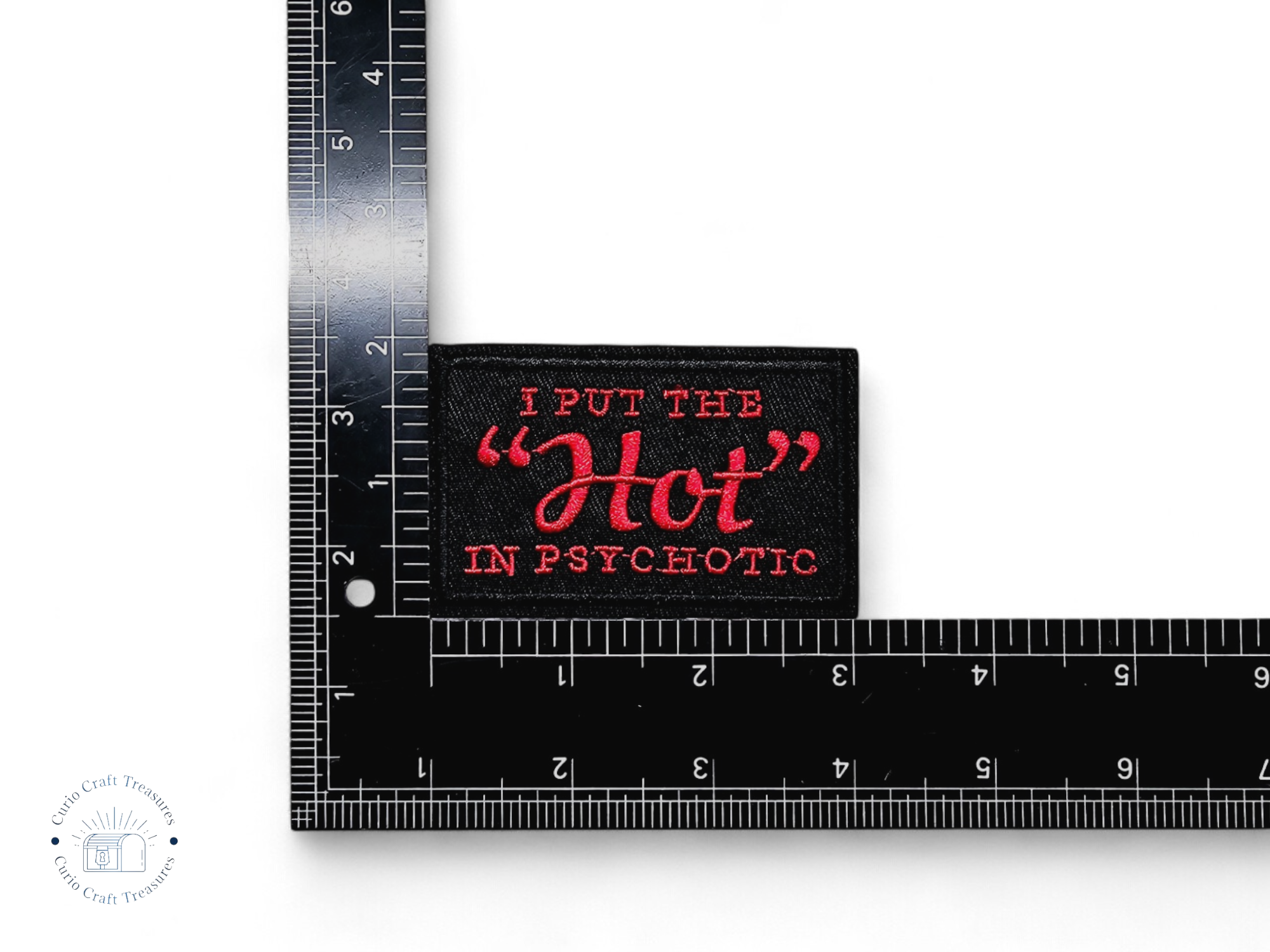 Embroided Patch, Iron on, Glue, Craft supply, Embroidery, Fabric, Meme, funny, Quote, Broke something, Psychotic, don't grow, trap, Disabilities, Drink, beast mode, t-rex, wild