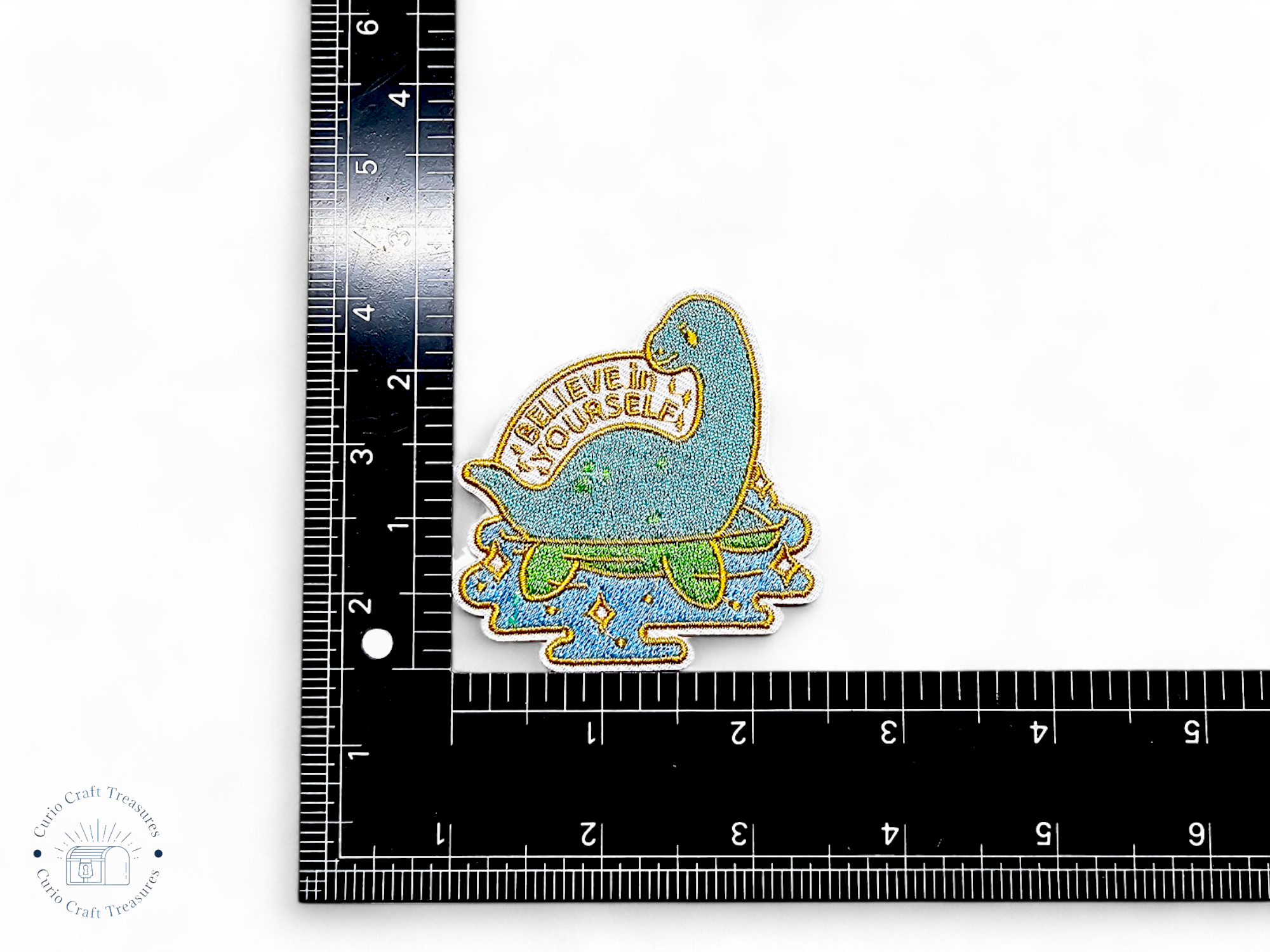 Embroided Patch, Iron on, Glue, Craft supply, Embroidery, Flying spaghetti monster, Nessy, Loch Ness, Godzilla, monster, cryptid, legends