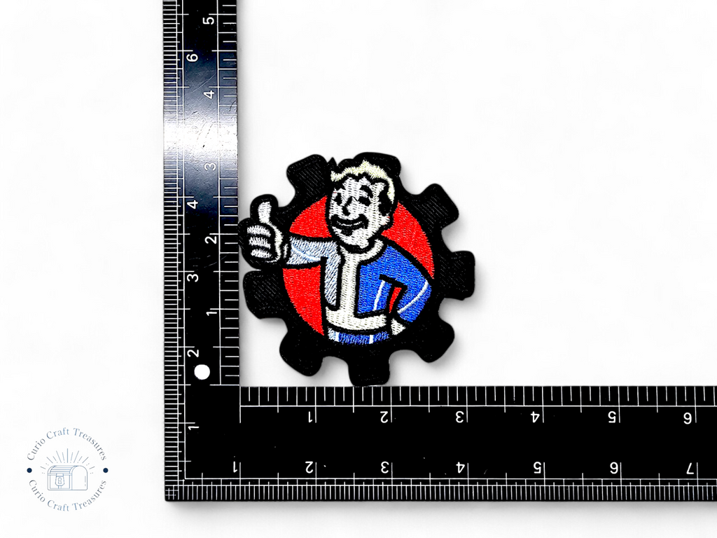 Embroided Patch, Iron on, Glue, Craft supply, Embroidery, Fabric, video games, card game, creature, character