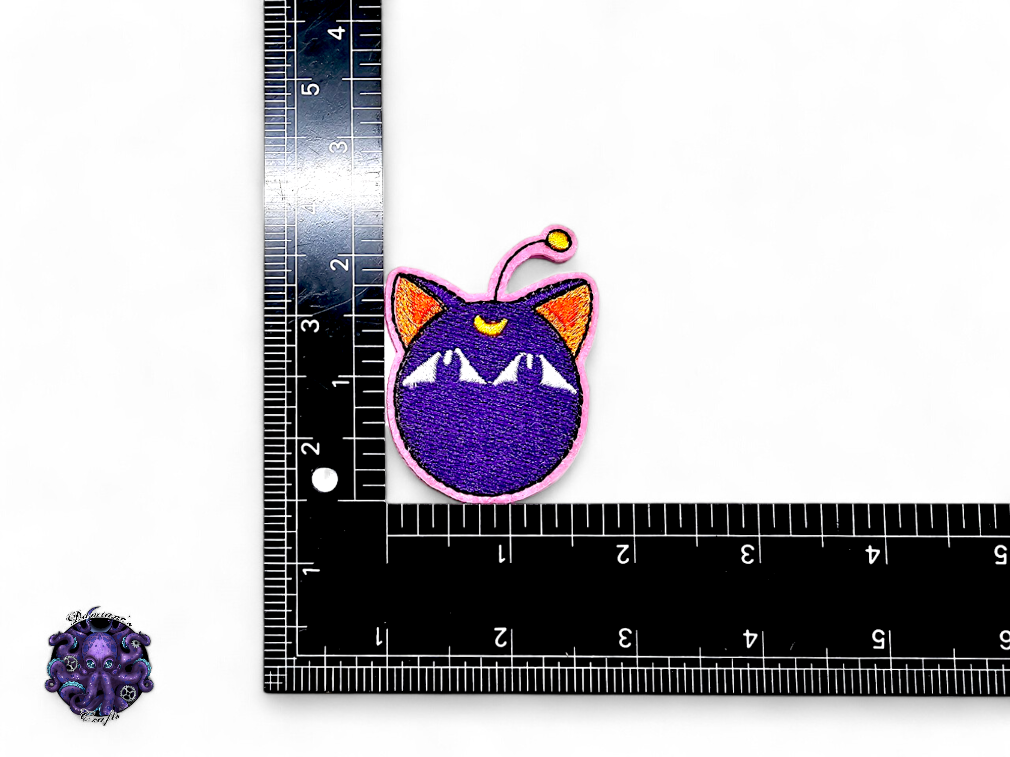 Embroided Patch, Iron on, Glue, Craft supply, Embroidery, Fabric, Cute, Kawai, Girl, Anime, Manga, bow, star, heart, cat