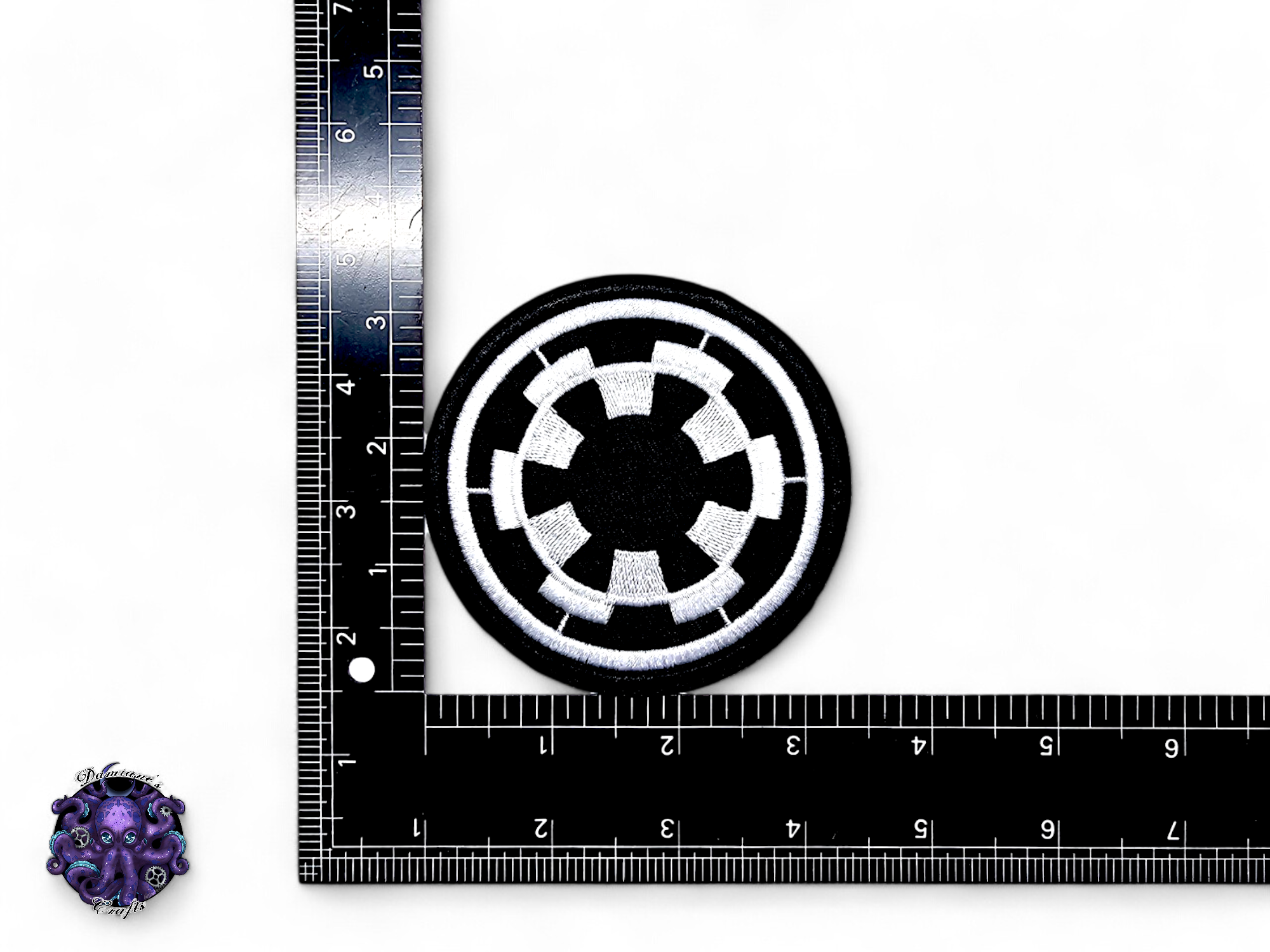 Embroided Patch, Iron on, Glue, Craft supply, Embroidery, Fabric, Movie, Old movies, classic, science fiction, futurist, space, opera