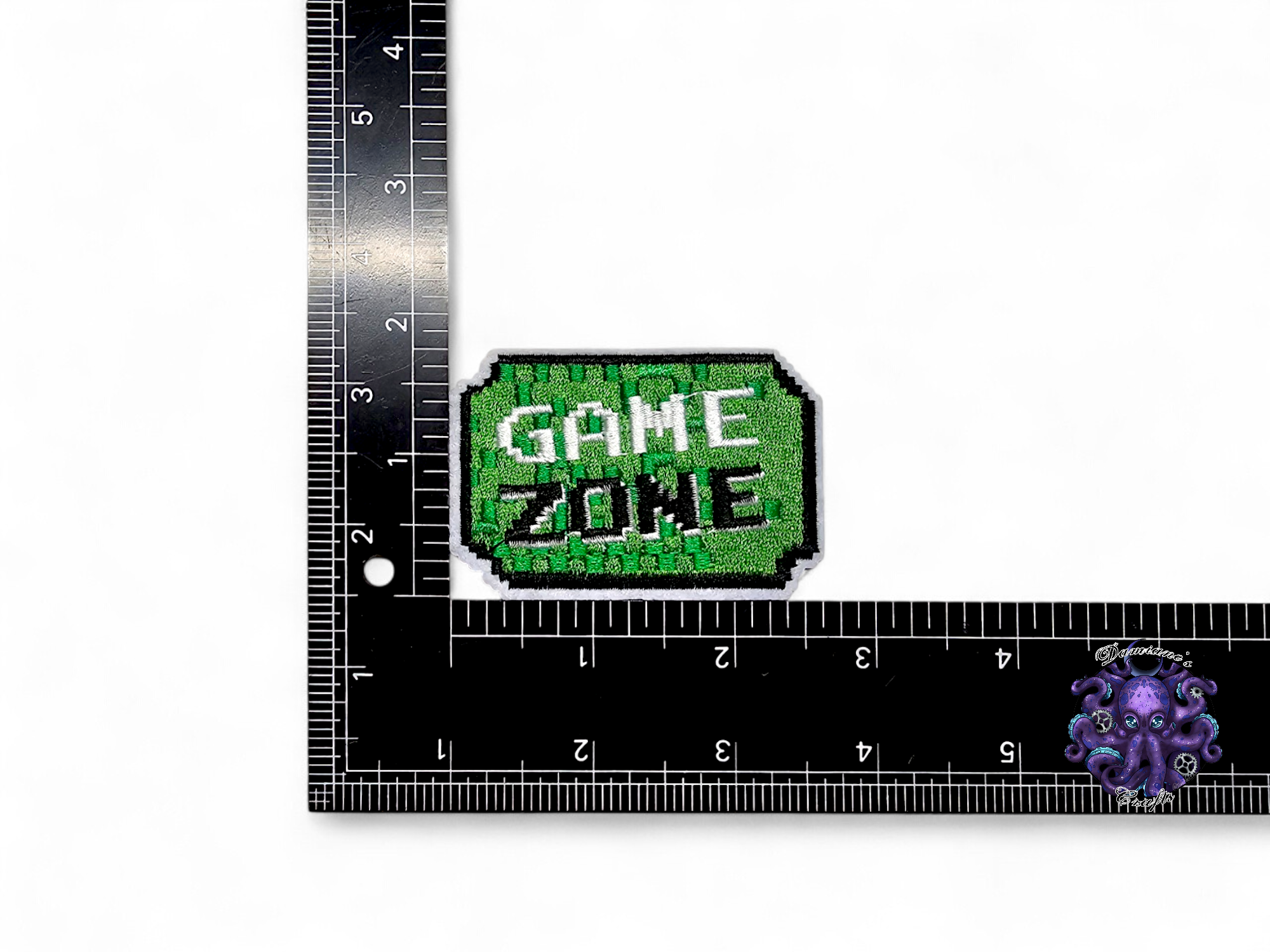 Embroided Patch, Iron on, Glue, Craft supply, Embroidery, Fabric, Gamer, gaming, game over, level up, joystick, controller