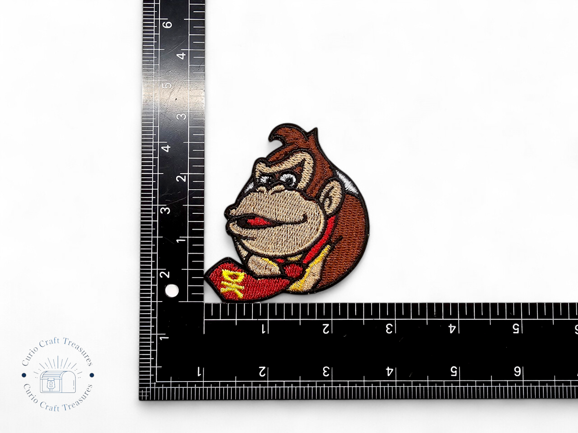 Embroided Patch, Iron on, Glue, Craft supply, Embroidery, Fabric, video games, creature, character, turtle, mushroom
