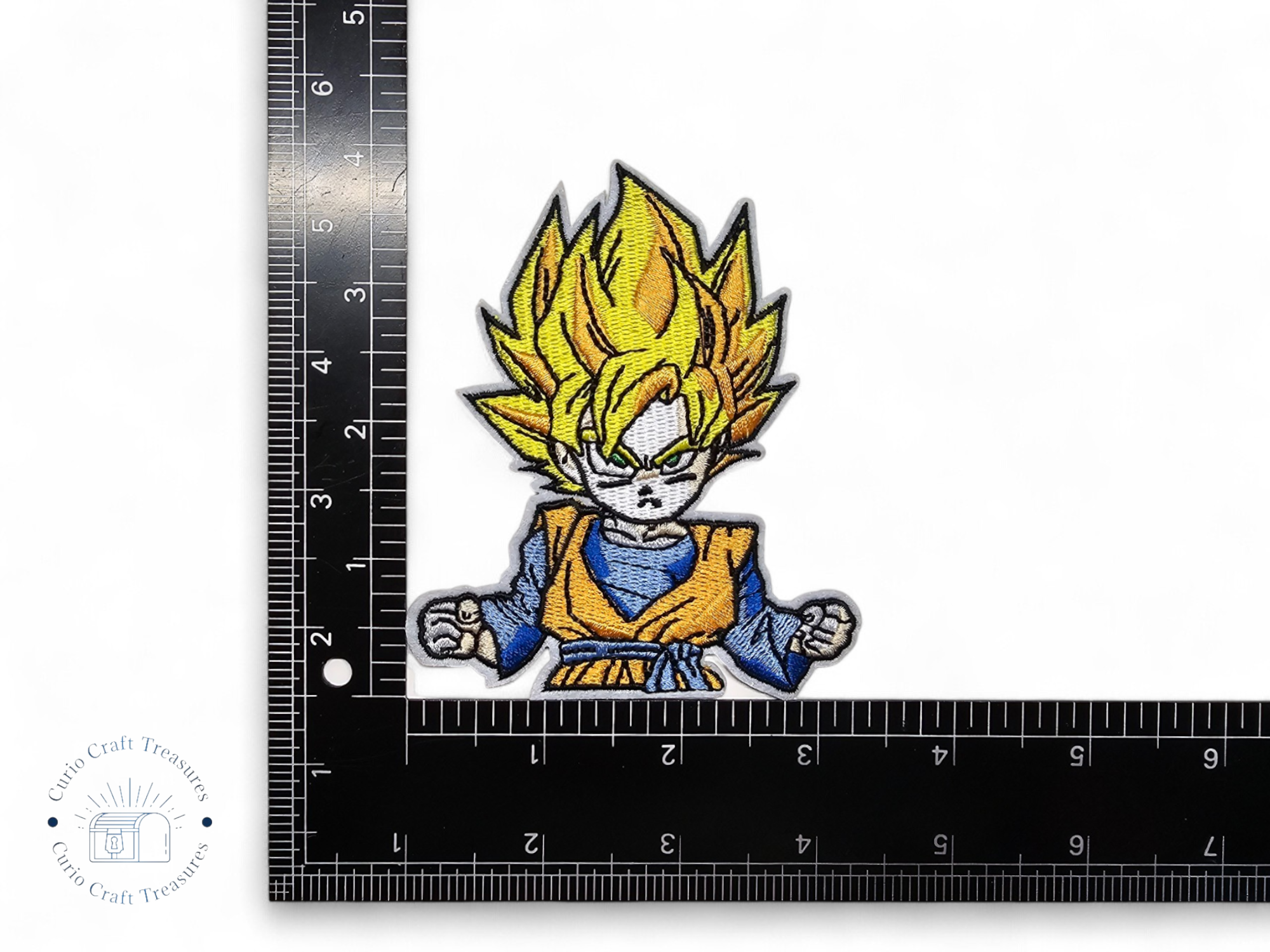 Embroided Patch, Iron on, Glue, Craft supply, Embroidery, Fabric, tv show, Anime, classic, ball, dragon, monkey