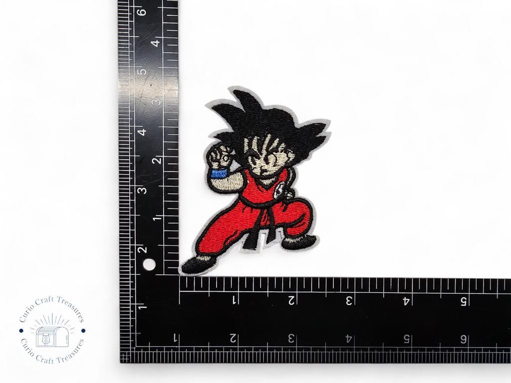 Écusson brodé, thermocollant, colle, matériel de loisirs créatifs, broderie, tissu, série télévisée, anime, classique, balle, dragon, singe