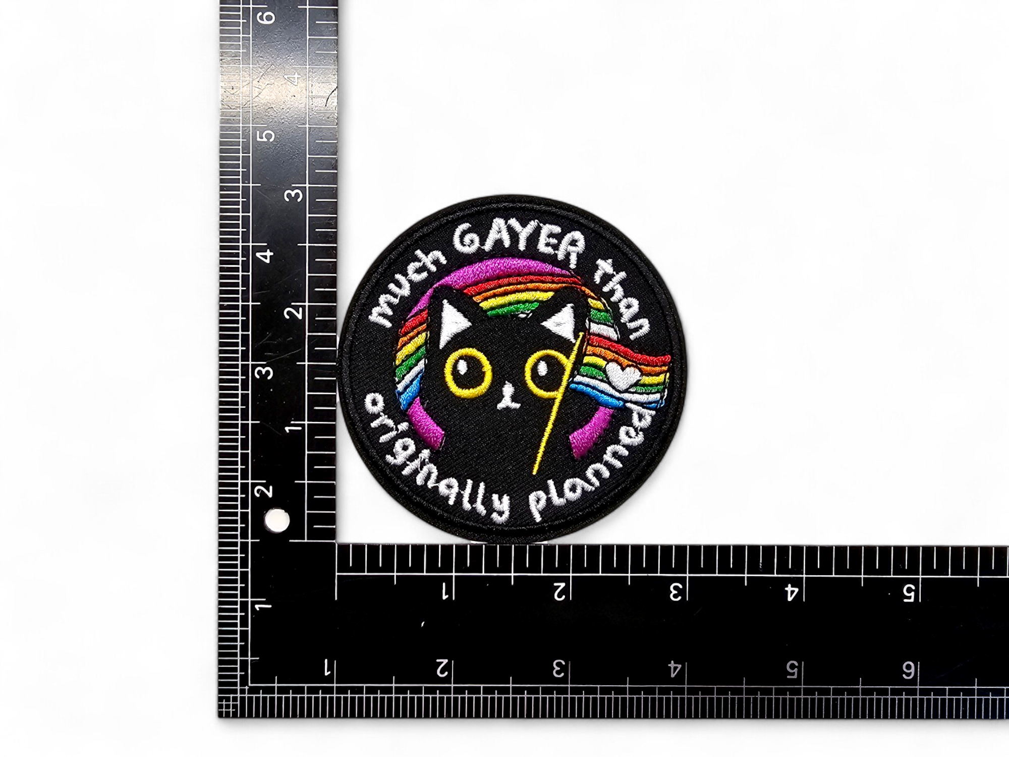 Embroided Patch, Iron on, Glue, Craft supply, Embroidery, Fabric, Meme, funny, Quote, Plague doctor, fox, Pineapple, Dragon, Cat, Gayer, happiness potion, day you deserve, thick thighs, spooky vibes, allergic, stupid