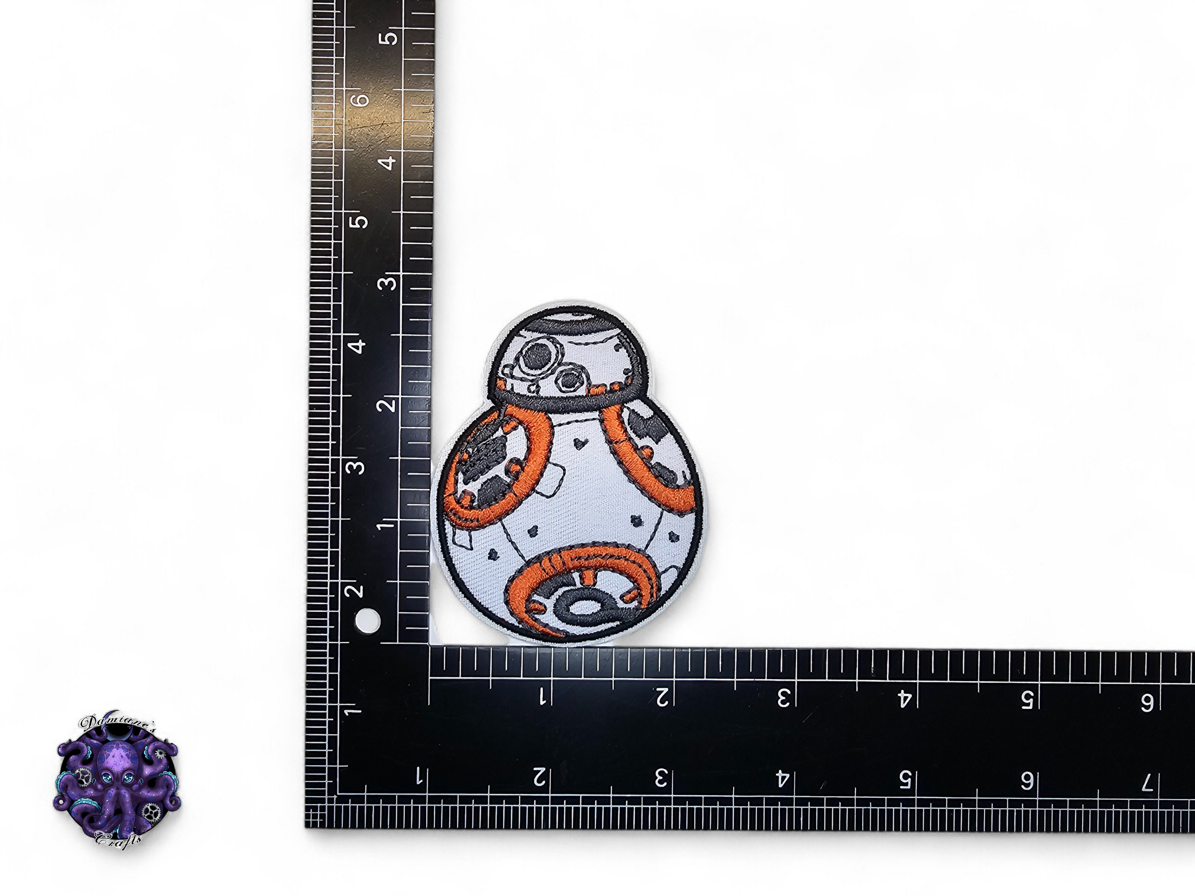 Embroided Patch, Iron on, Glue, Craft supply, Embroidery, Fabric, Movie, Old movies, classic, science fiction, futurist, space, opera