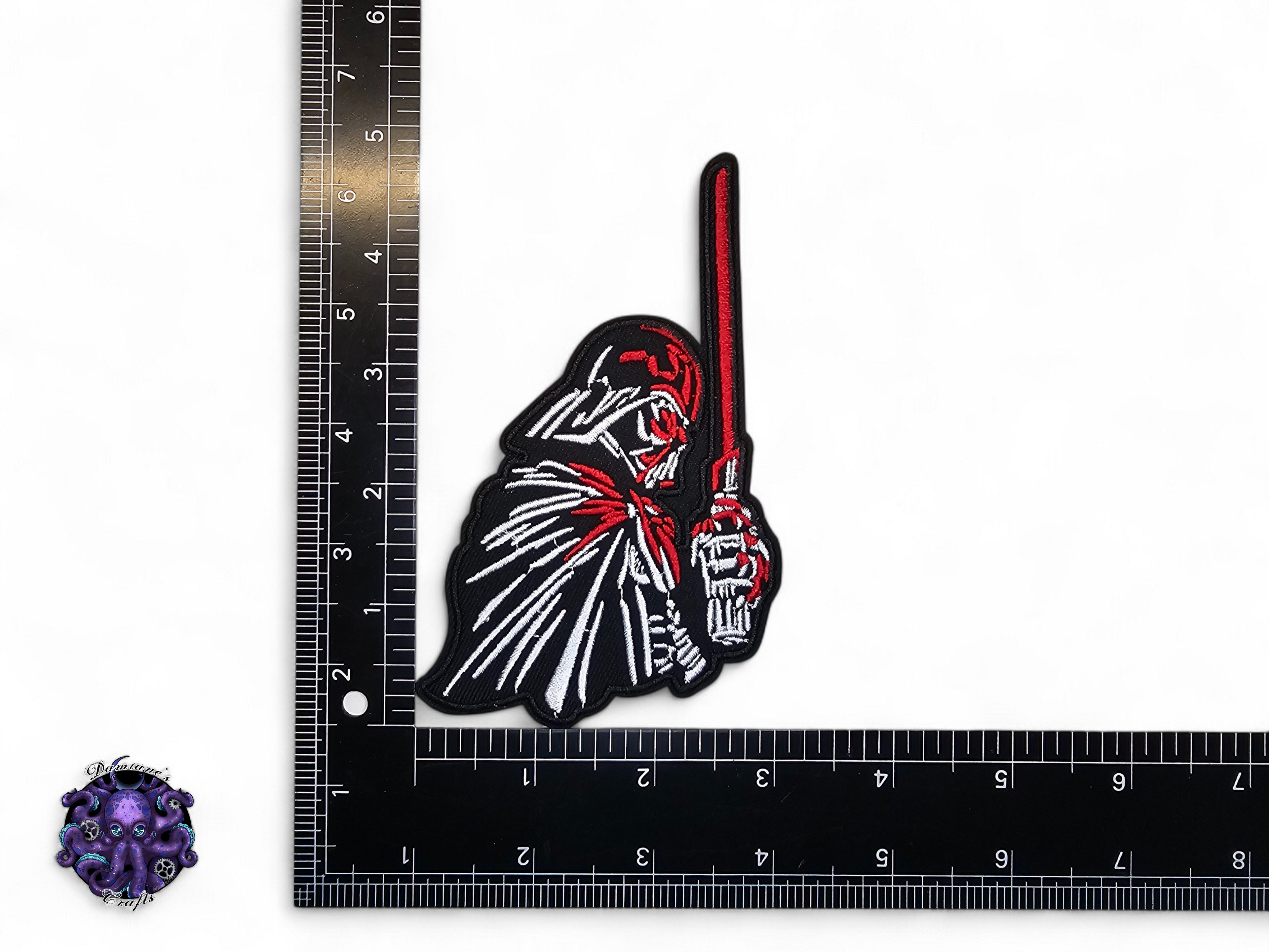 Embroided Patch, Iron on, Glue, Craft supply, Embroidery, Fabric, Movie, Old movies, classic, science fiction, futurist, space, opera