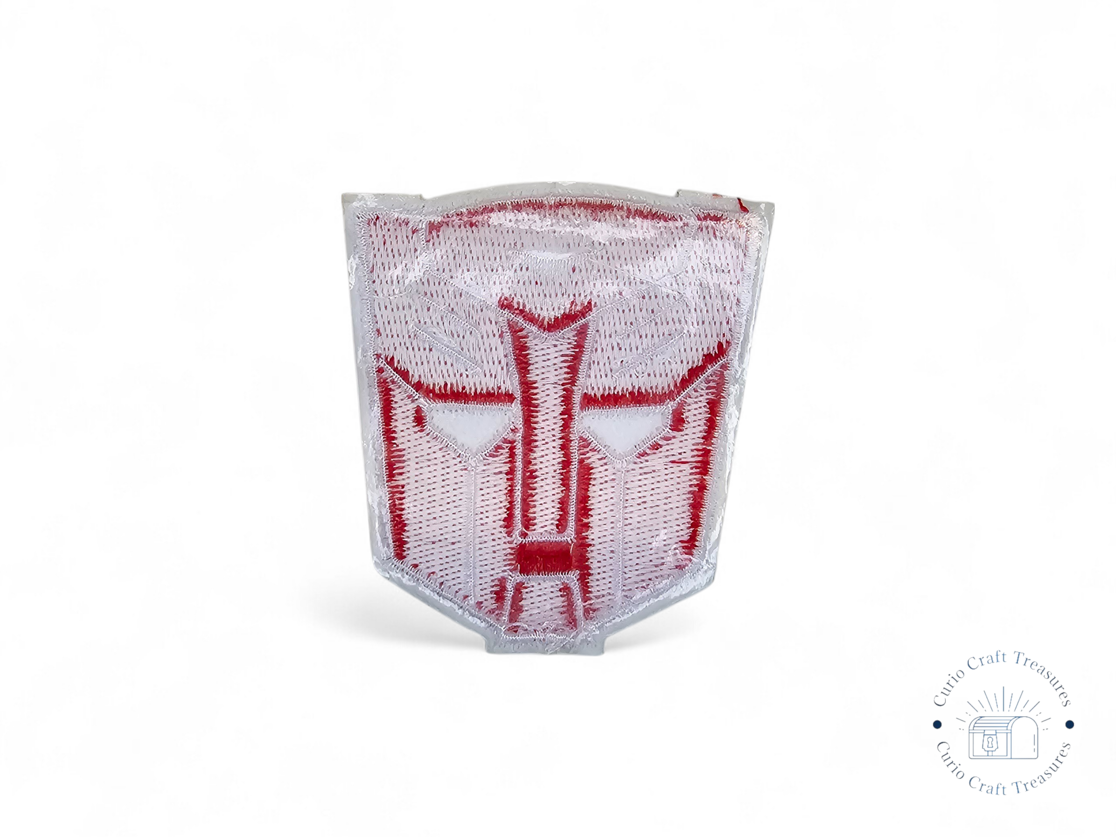 Embroided Patch, Iron on, Glue, Craft supply, Embroidery, Fabric, robot, alien, tv serie, old school