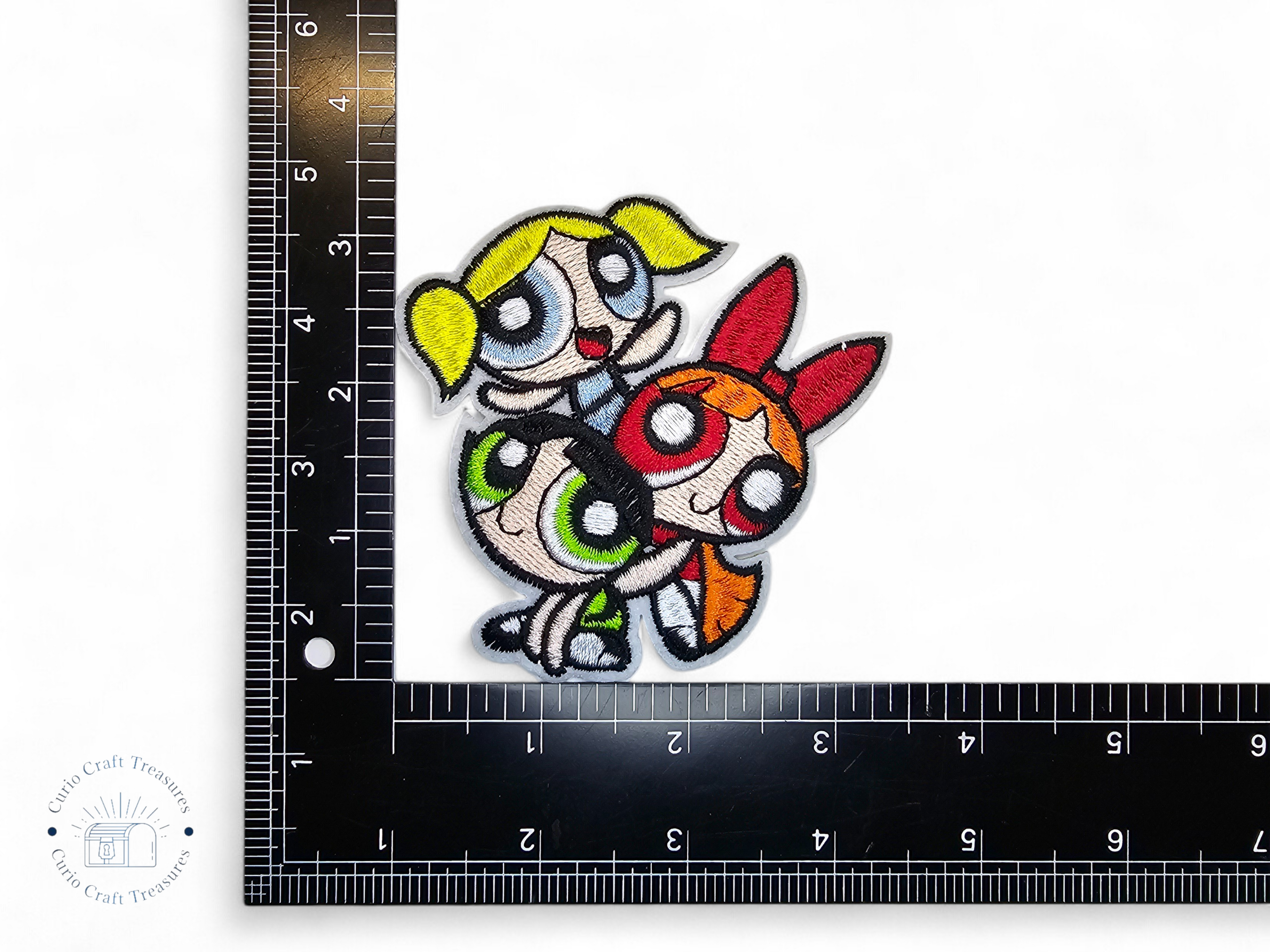 Embroided Patch, Iron on, Glue, Craft supply, Embroidery, Fabric, Tv show, Cartoon, super hero, girls, monkey