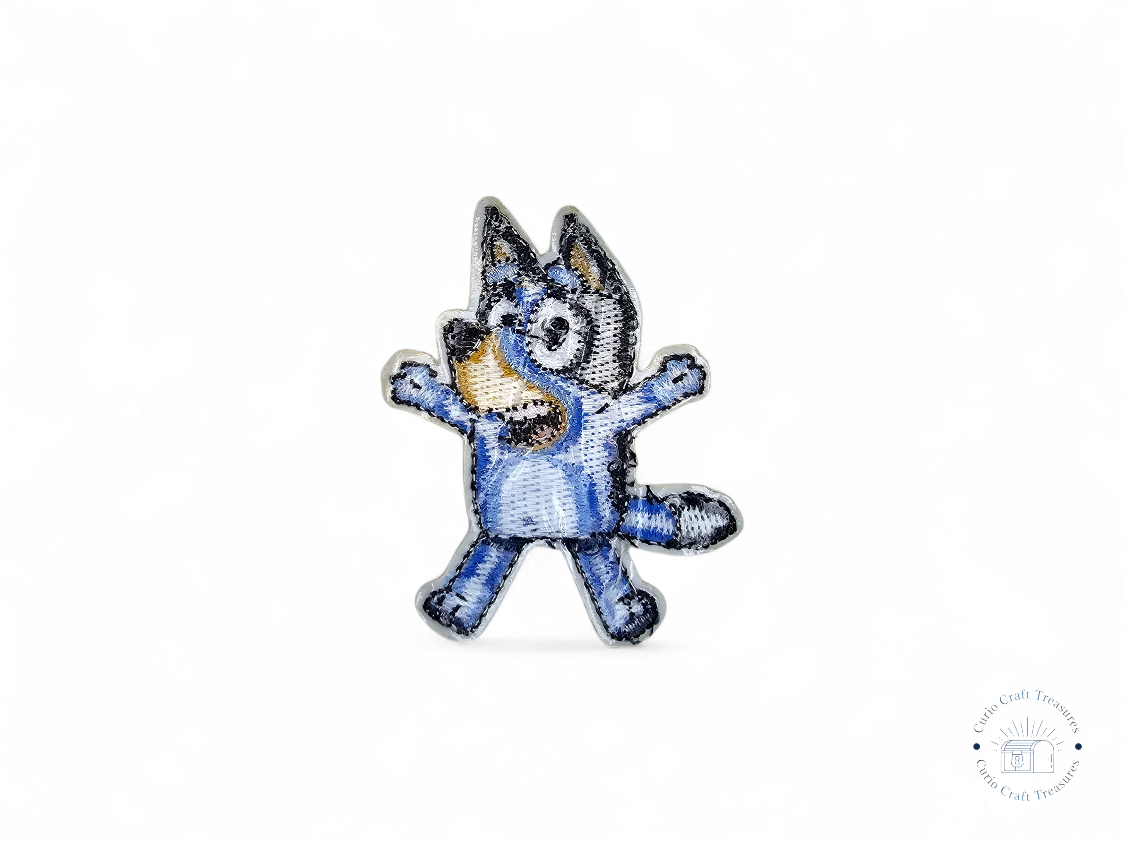 Parche bordado, termoadhesivo, pegamento, material para manualidades, bordado, tela, perro, programa de televisión, dibujos animados, niños, lindo