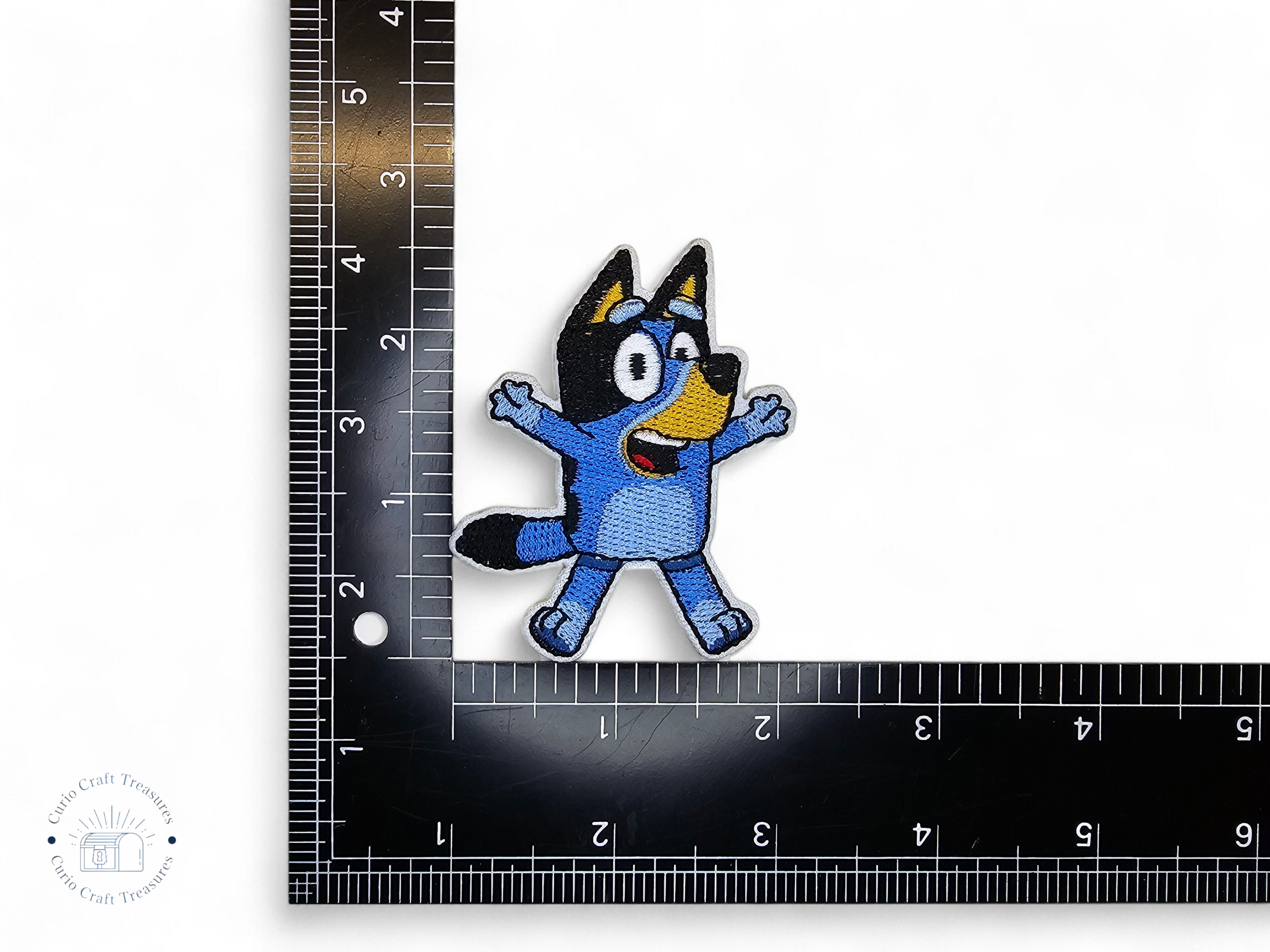 Embroided Patch, Iron on, Glue, Craft supply, Embroidery, Fabric, dog, tv show, cartoon, children, cute