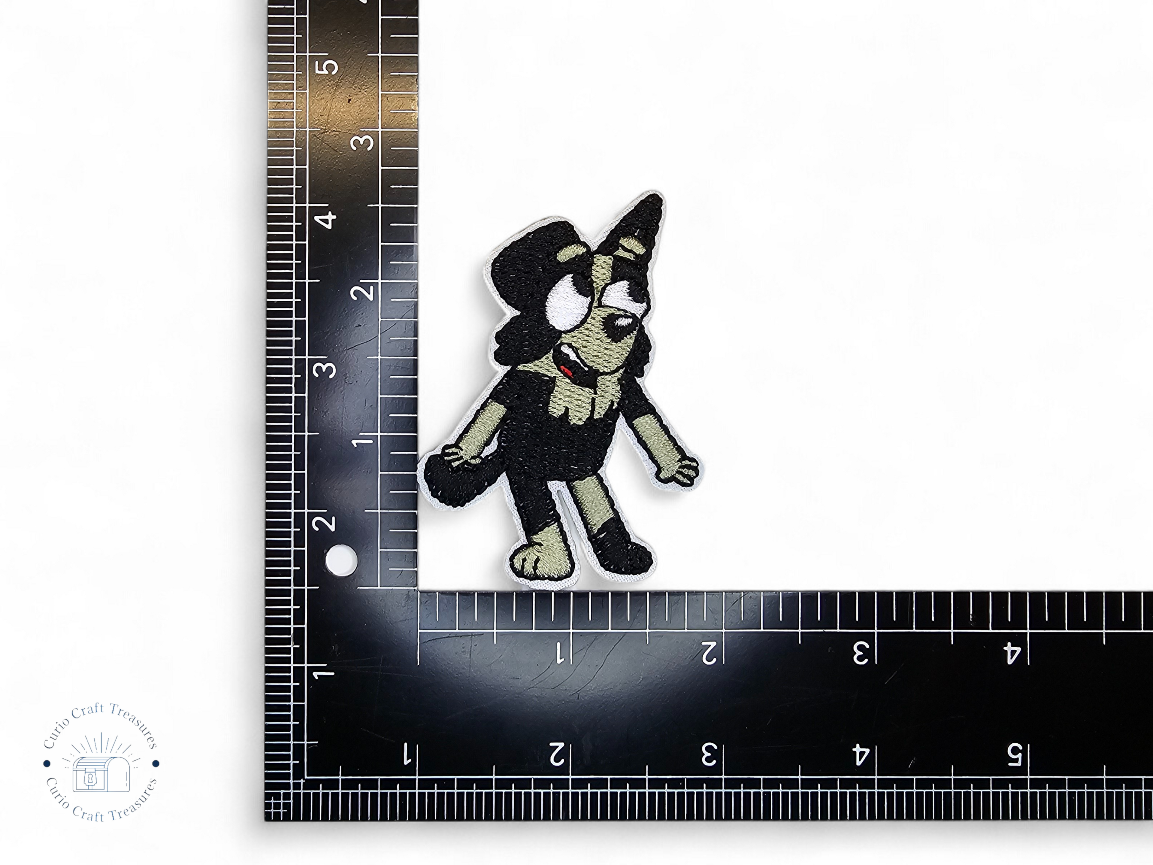 Embroided Patch, Iron on, Glue, Craft supply, Embroidery, Fabric, dog, tv show, cartoon, children, cute
