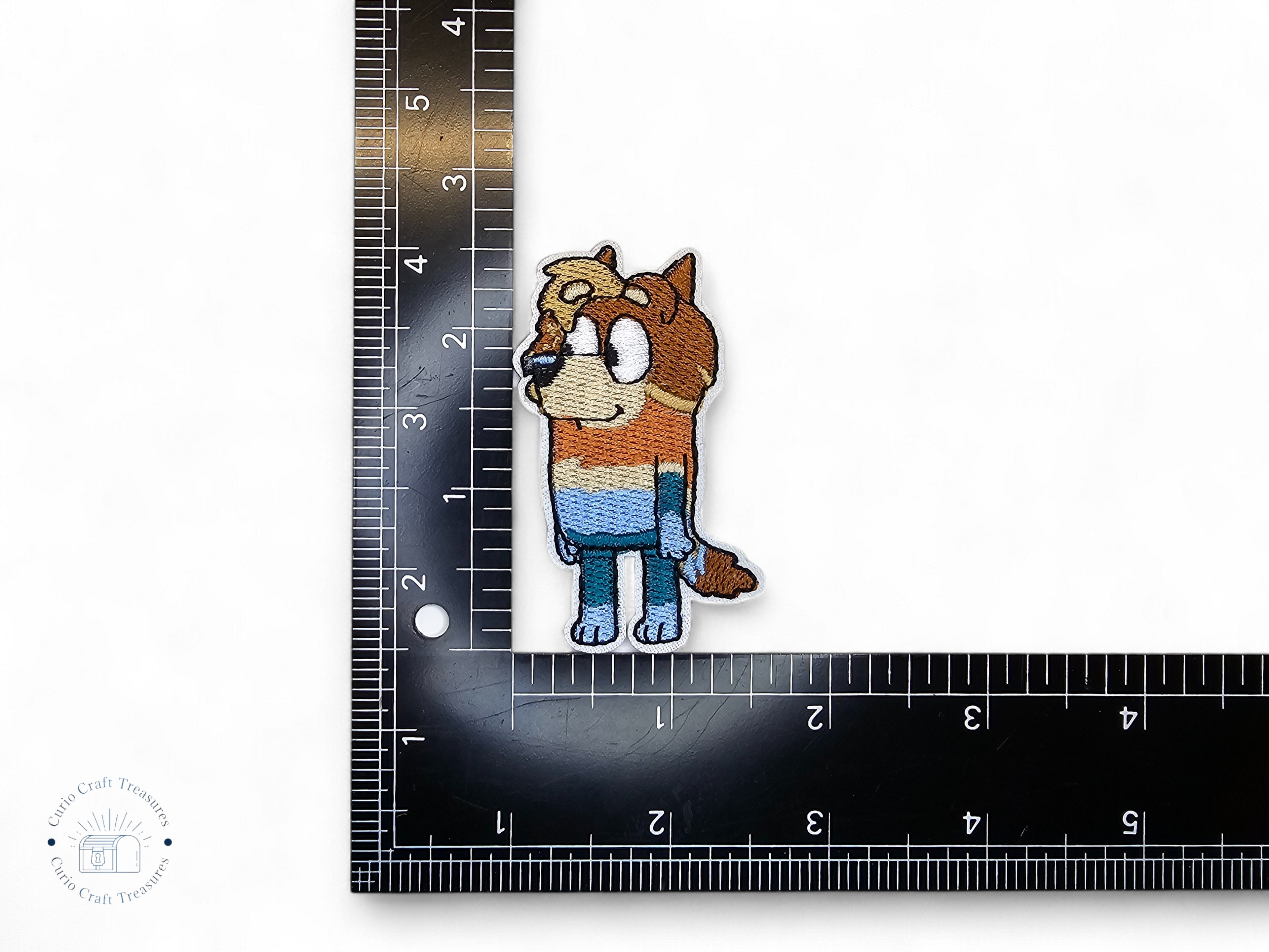 Embroided Patch, Iron on, Glue, Craft supply, Embroidery, Fabric, dog, tv show, cartoon, children, cute