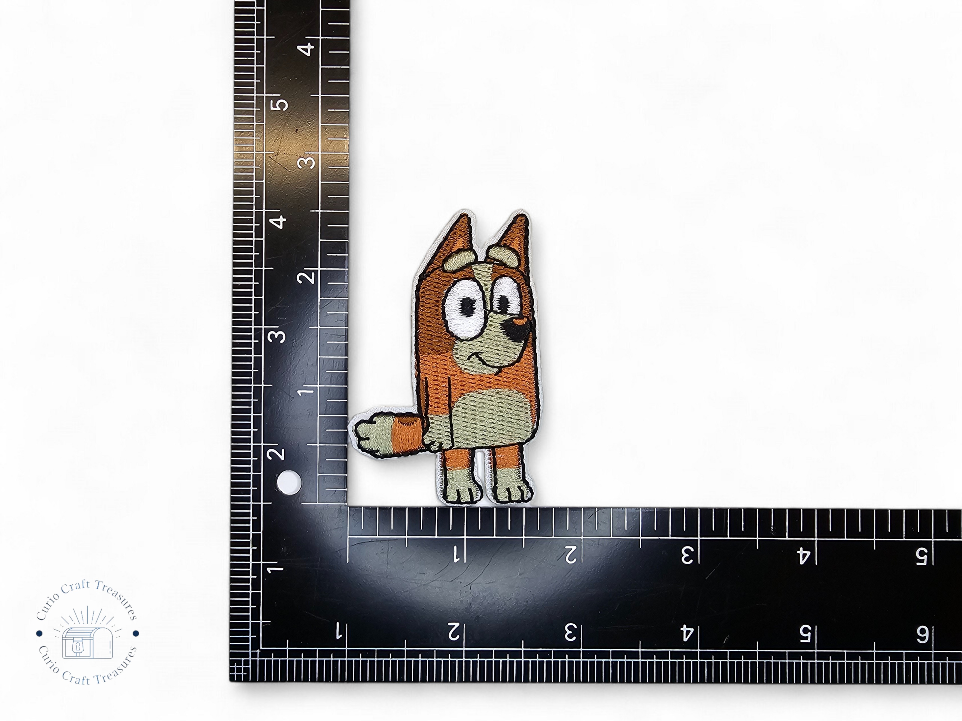 Embroided Patch, Iron on, Glue, Craft supply, Embroidery, Fabric, dog, tv show, cartoon, children, cute