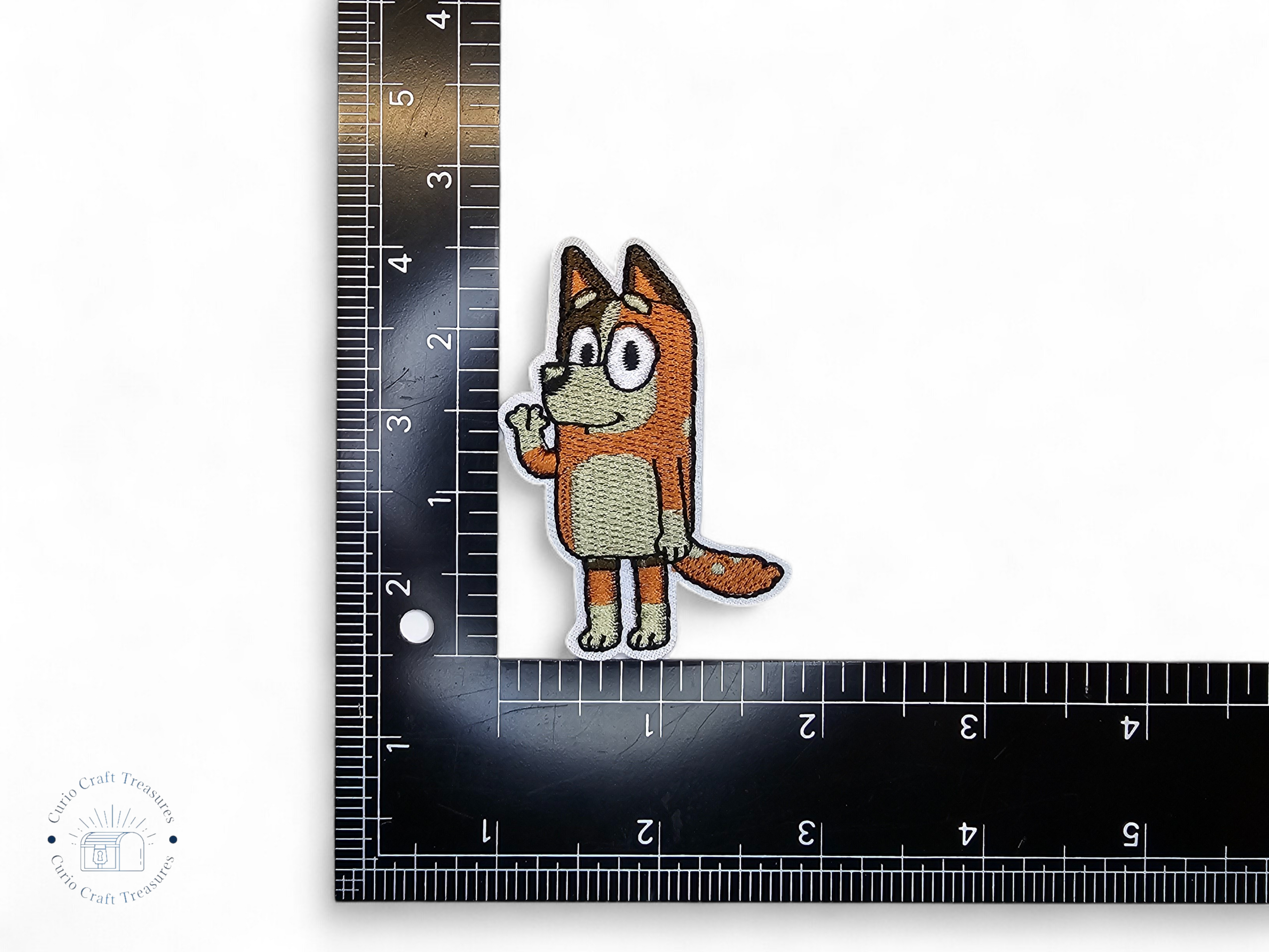 Embroided Patch, Iron on, Glue, Craft supply, Embroidery, Fabric, dog, tv show, cartoon, children, cute