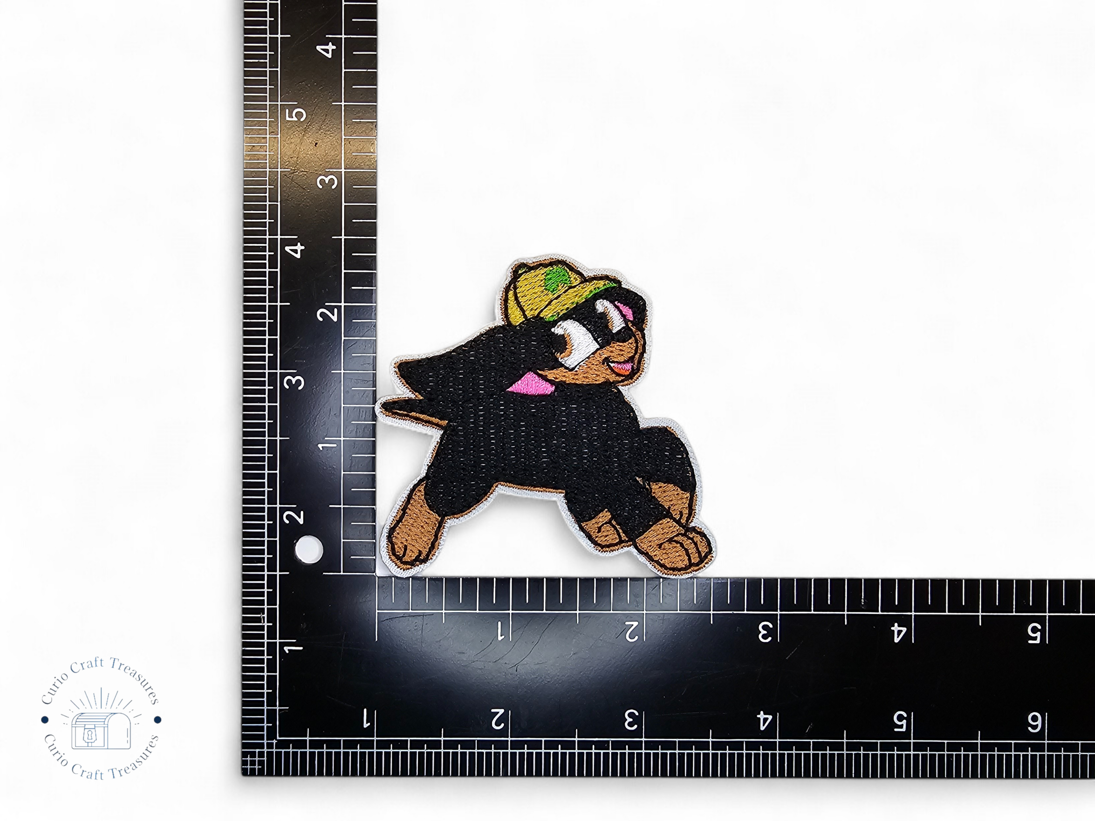 Embroided Patch, Iron on, Glue, Craft supply, Embroidery, Fabric, dog, tv show, cartoon, children, cute