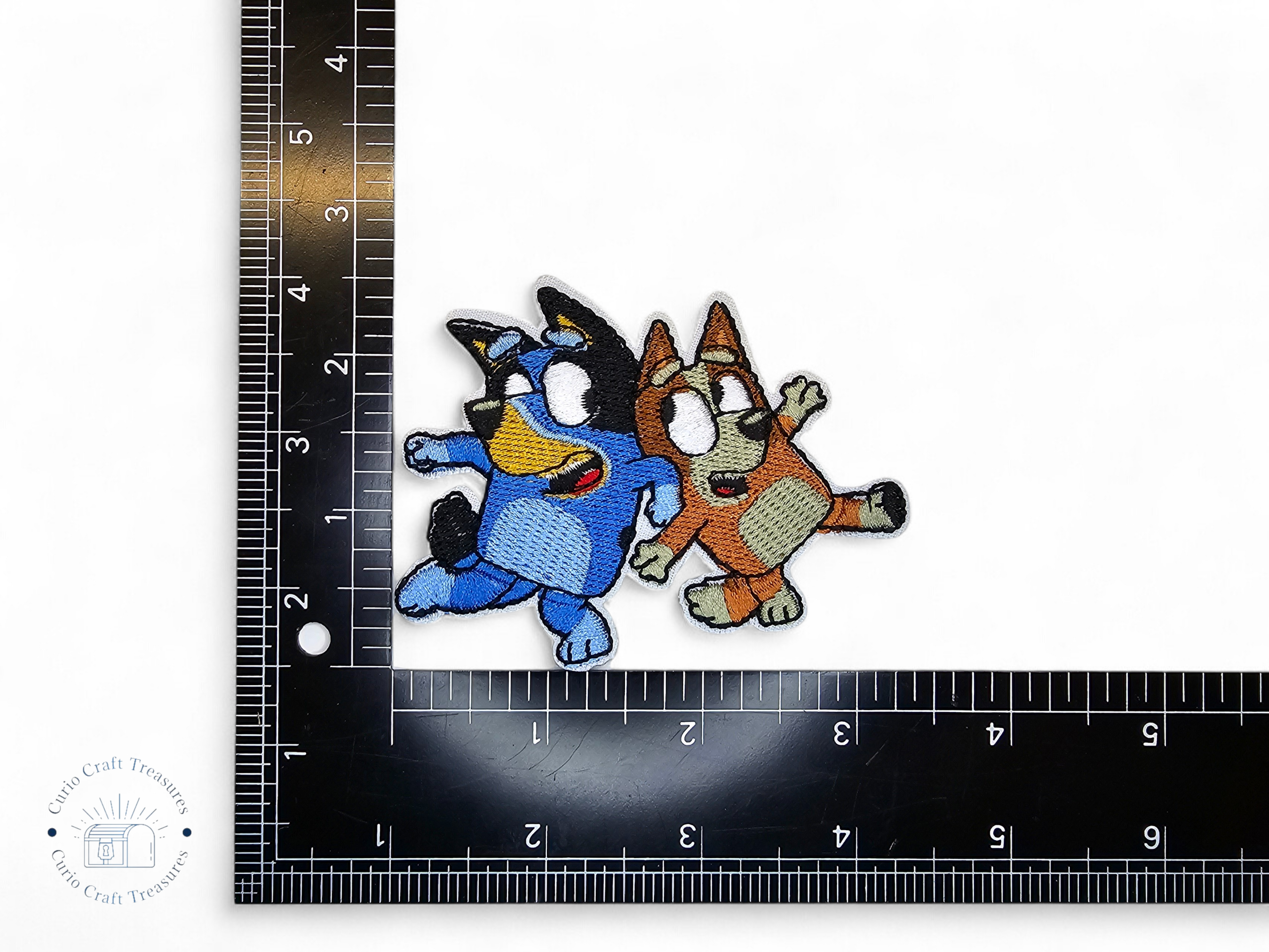 Embroided Patch, Iron on, Glue, Craft supply, Embroidery, Fabric, dog, tv show, cartoon, children, cute