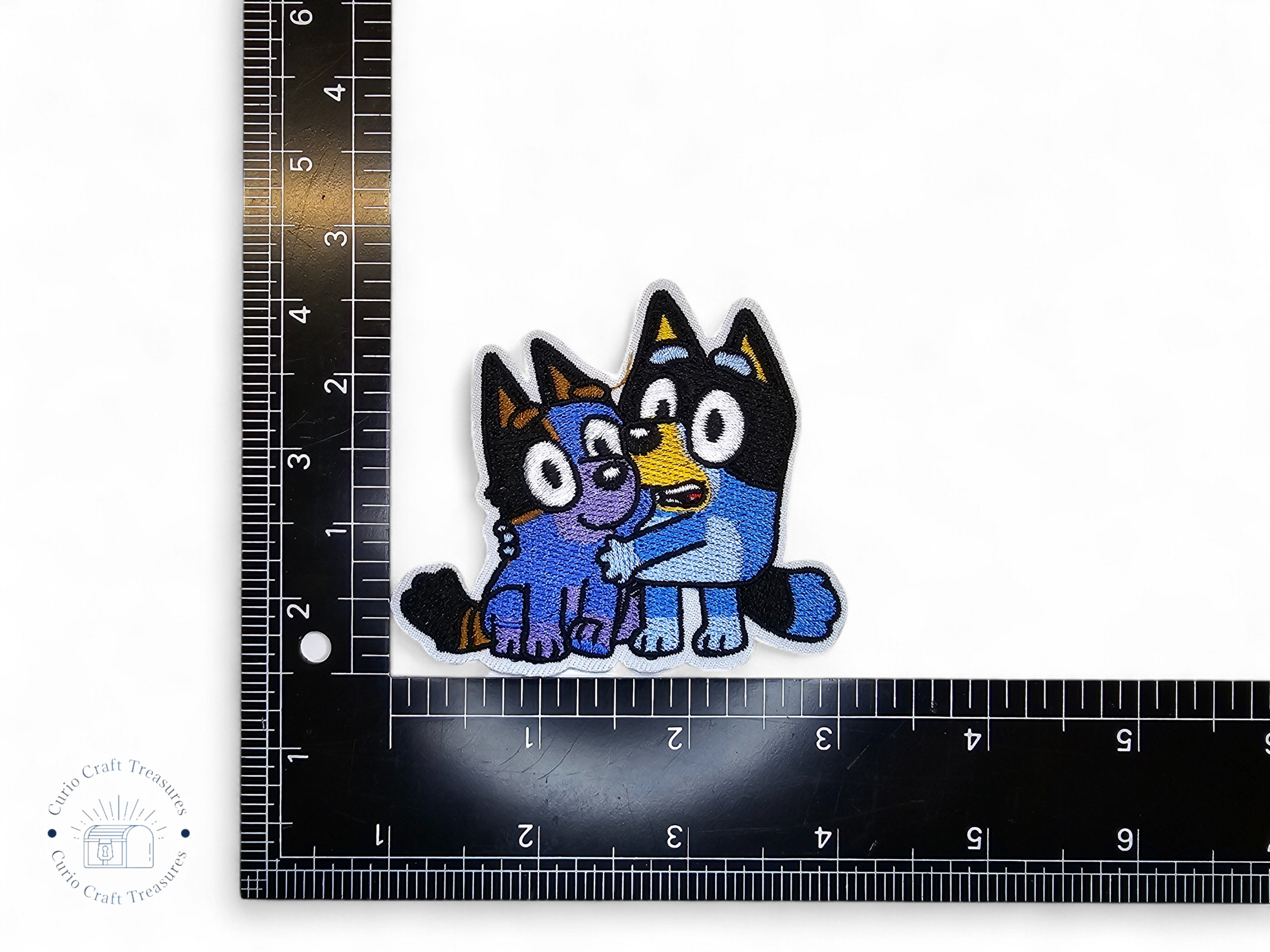 Embroided Patch, Iron on, Glue, Craft supply, Embroidery, Fabric, dog, tv show, cartoon, children, cute