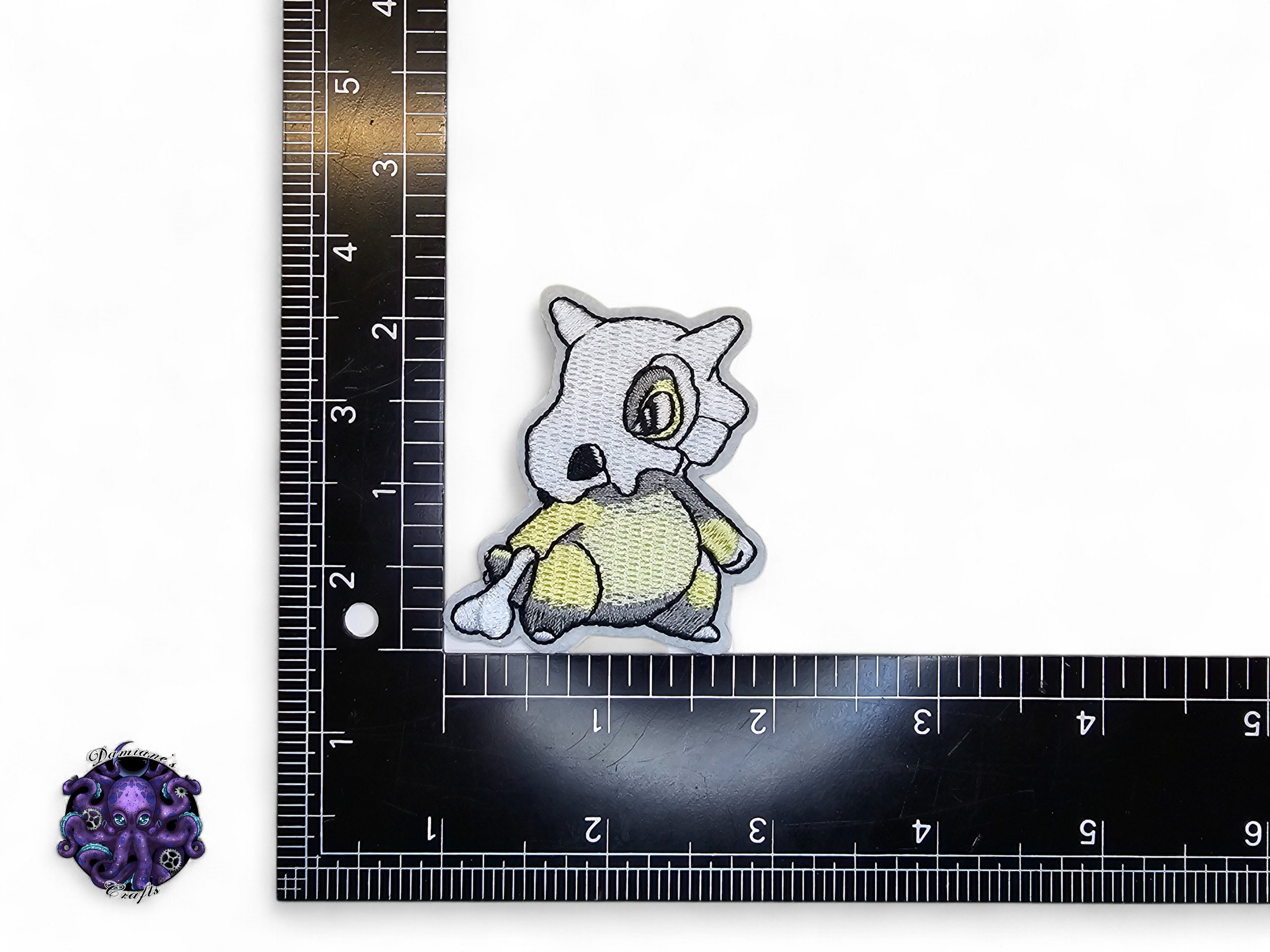 Embroided Patch, Iron on, Glue, Craft supply, Embroidery, Monster, video game, white, green, bug, bird, butterfly