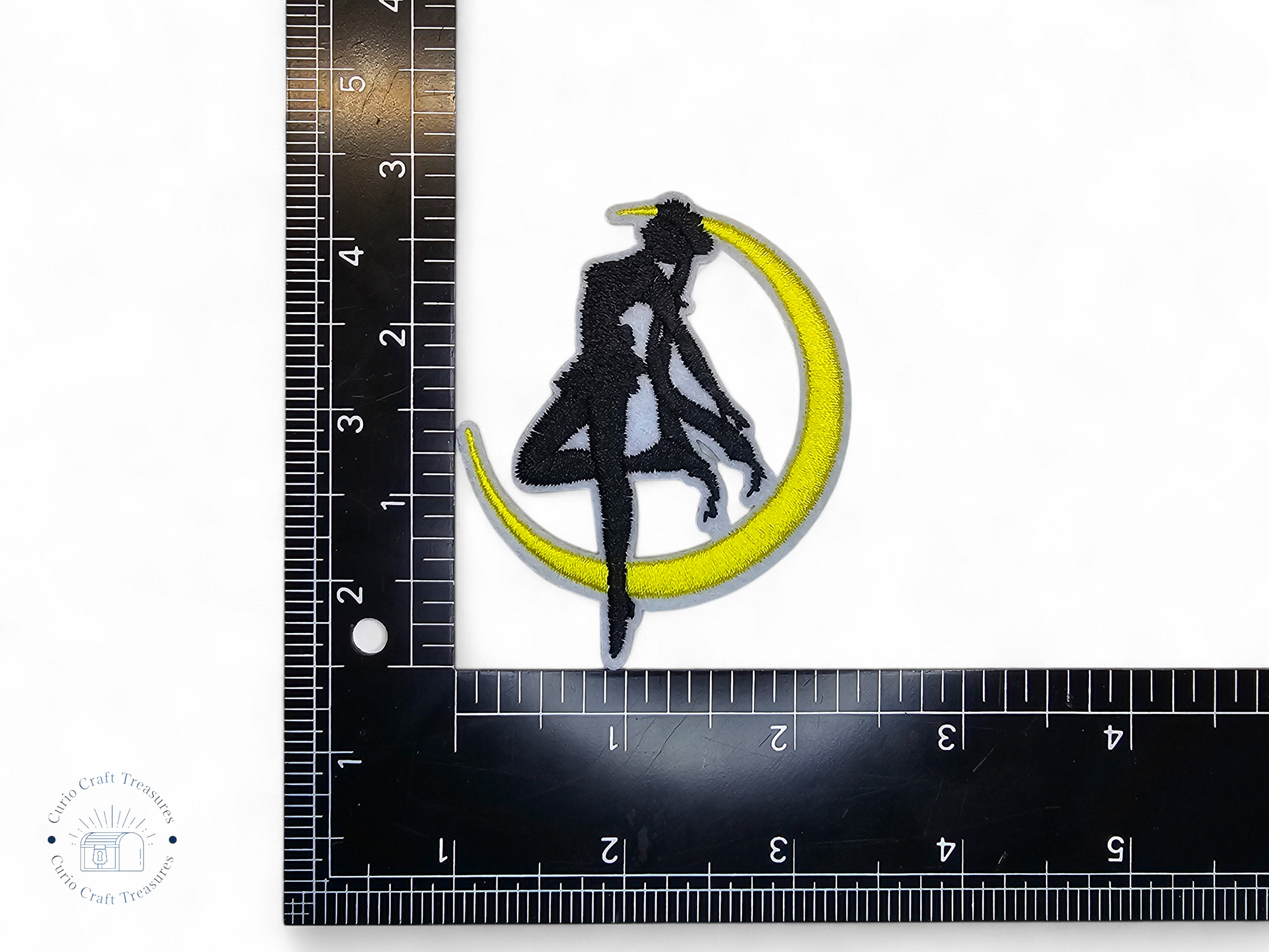 Embroided Patch, Iron on, Glue, Craft supply, Embroidery, Fabric, Cute, Kawai, Girl, Anime, Manga, bow, star, heart, cat