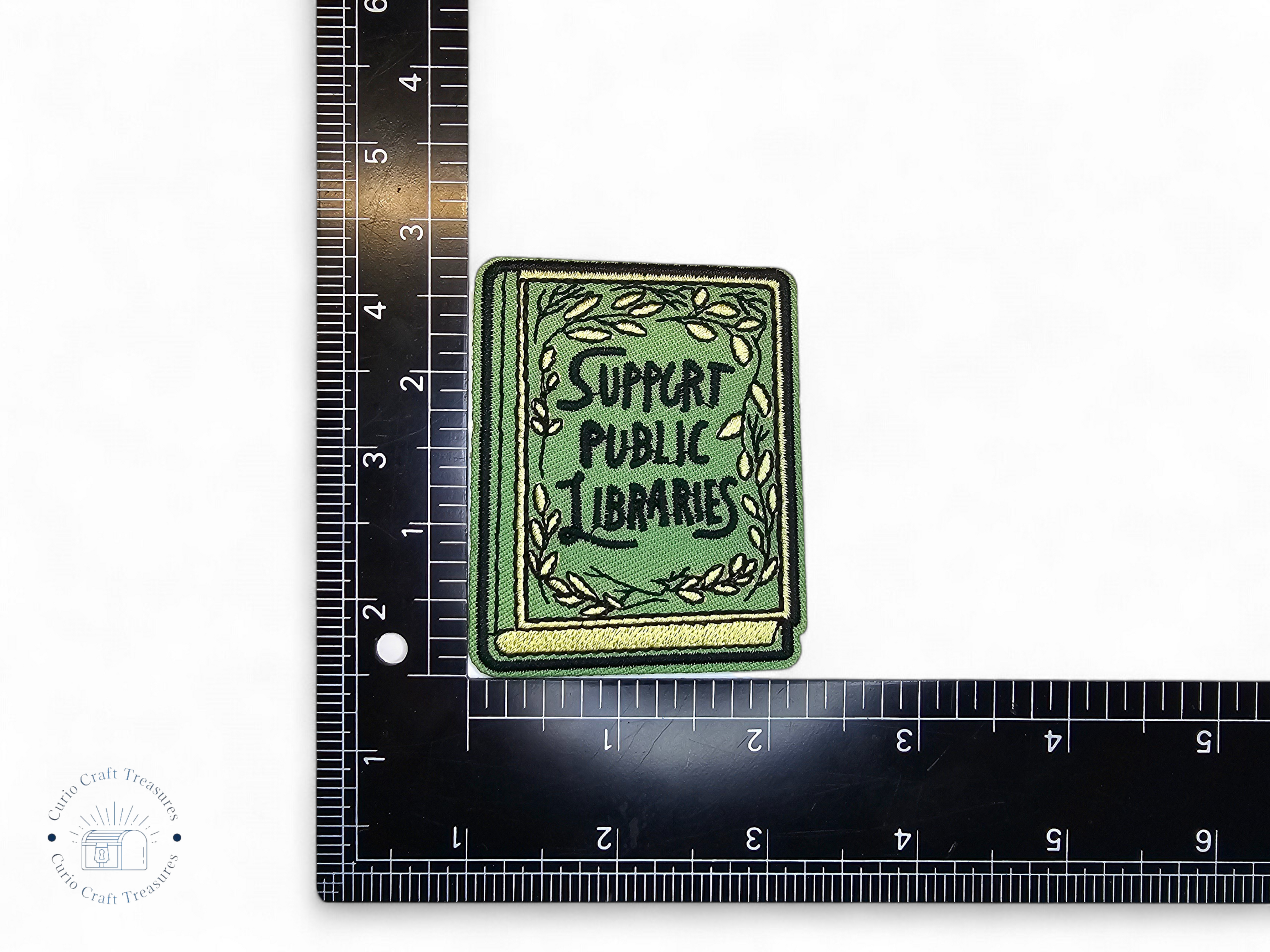 Embroided Patch, Iron on, Glue, Craft supply, Embroidery, Fabric, Meme, funny, Quote, Public librairy, Cat, Book, Stay Rad, Moon, Sun