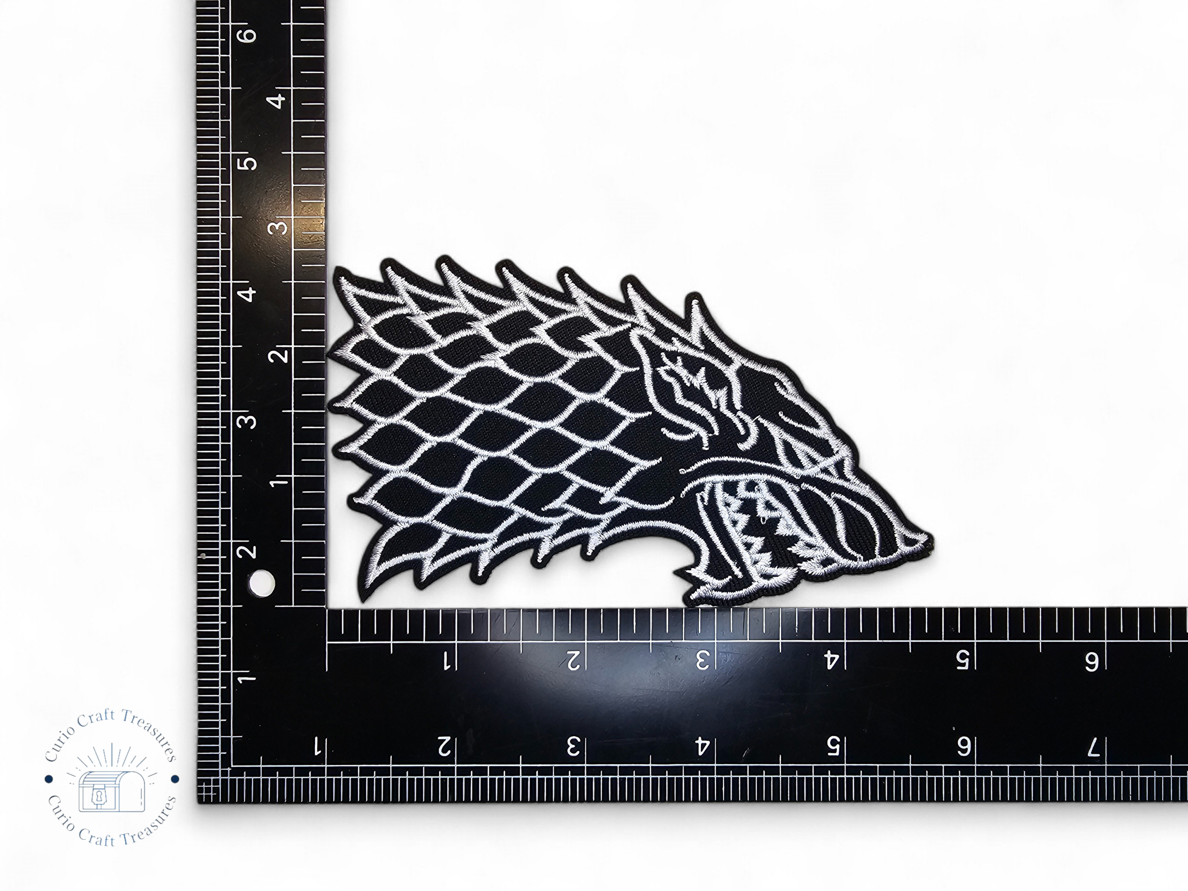 Embroided Patch, Iron on, Glue, Craft supply, Embroidery, Fabric, movie, tv show, phone booth, impossible, wolf head, hydra, devil