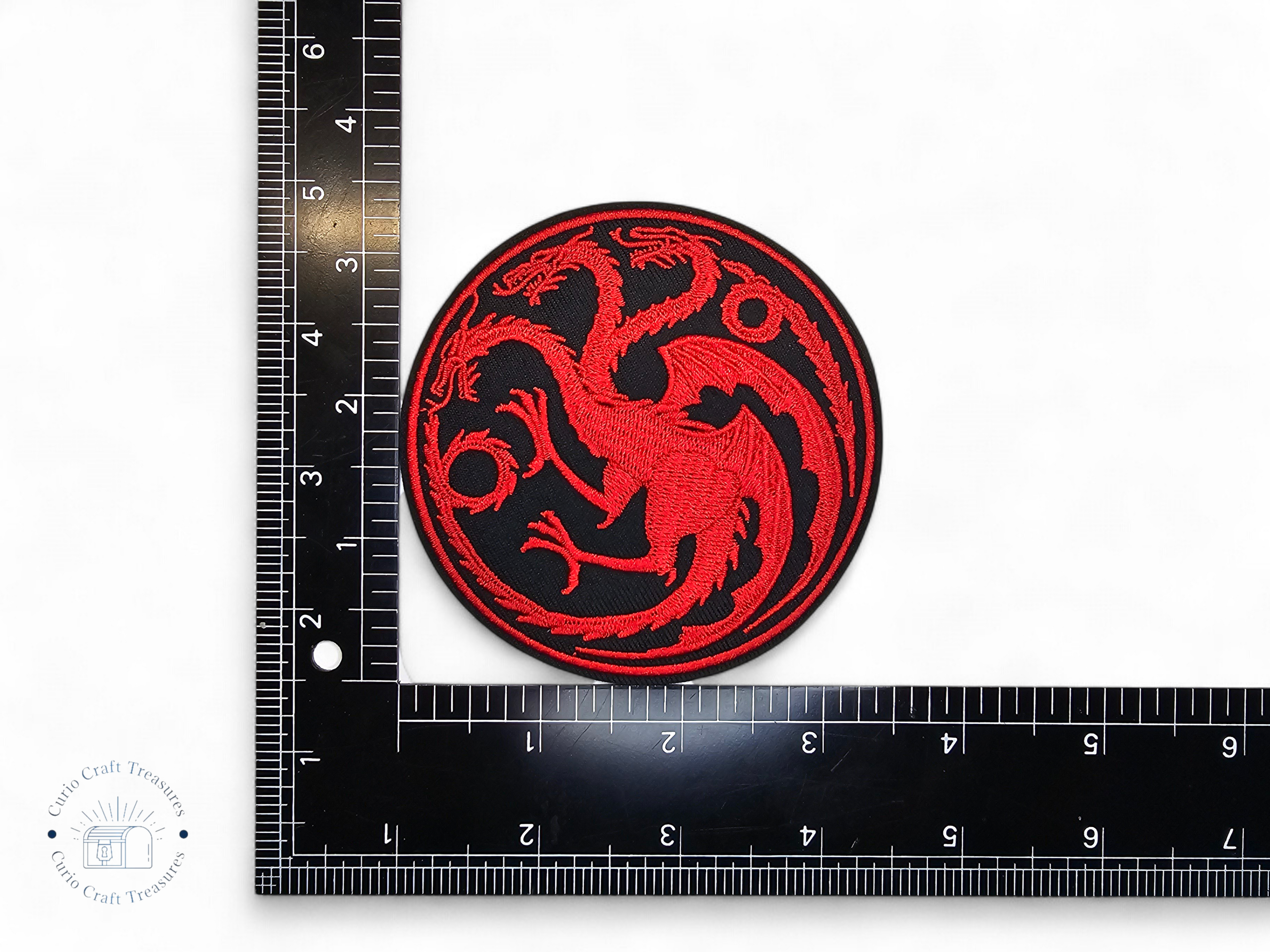 Embroided Patch, Iron on, Glue, Craft supply, Embroidery, Fabric, movie, tv show, phone booth, impossible, wolf head, hydra, devil