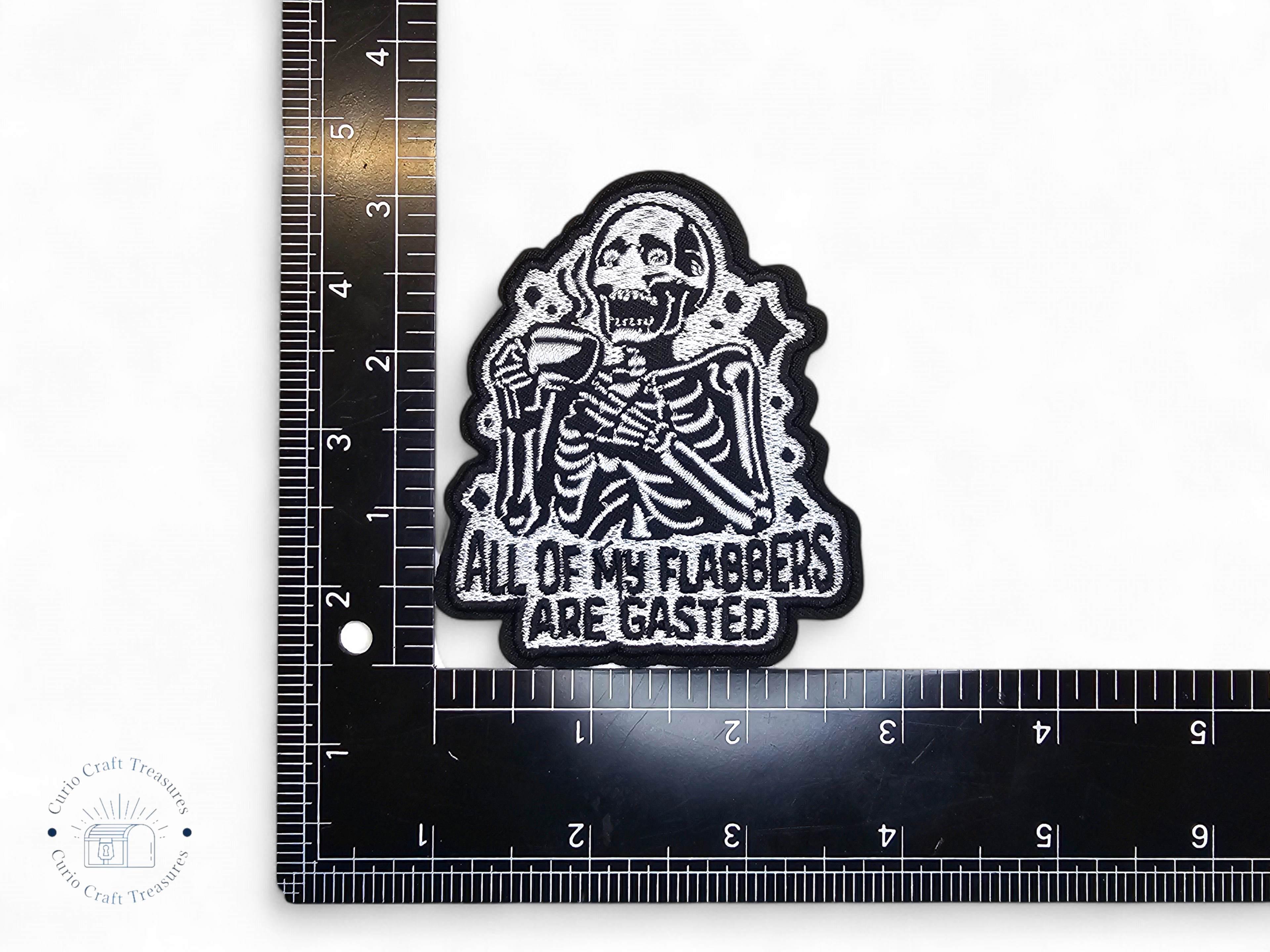 Embroided Patch, Iron on, Glue, Craft supply, Embroidery, Fabric, Meme, funny, Quote, Daily shitstorm, disapointement, flabber gasted, dramatic, unicorn, this is fine, audacity, IDGAF, youtube